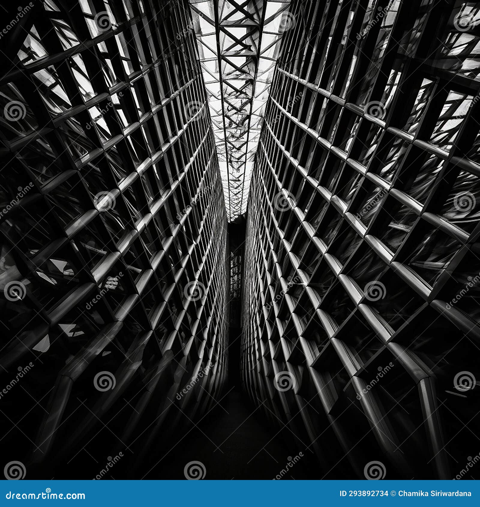 Parallel Dimensions. Geometric Abstraction Background Stock Illustration Illustration of