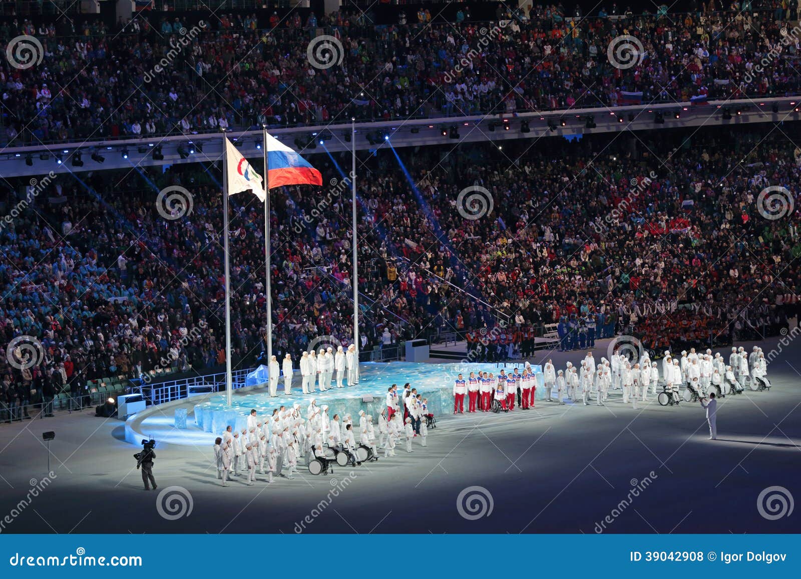 Paralympic Winter Games 2014 Editorial Stock Photo - Image of festivity ...