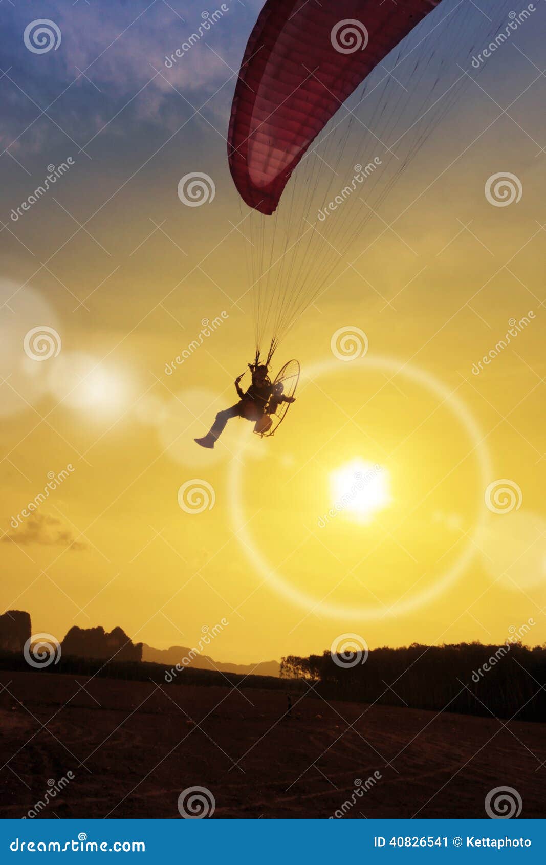 paramotor at krabi province