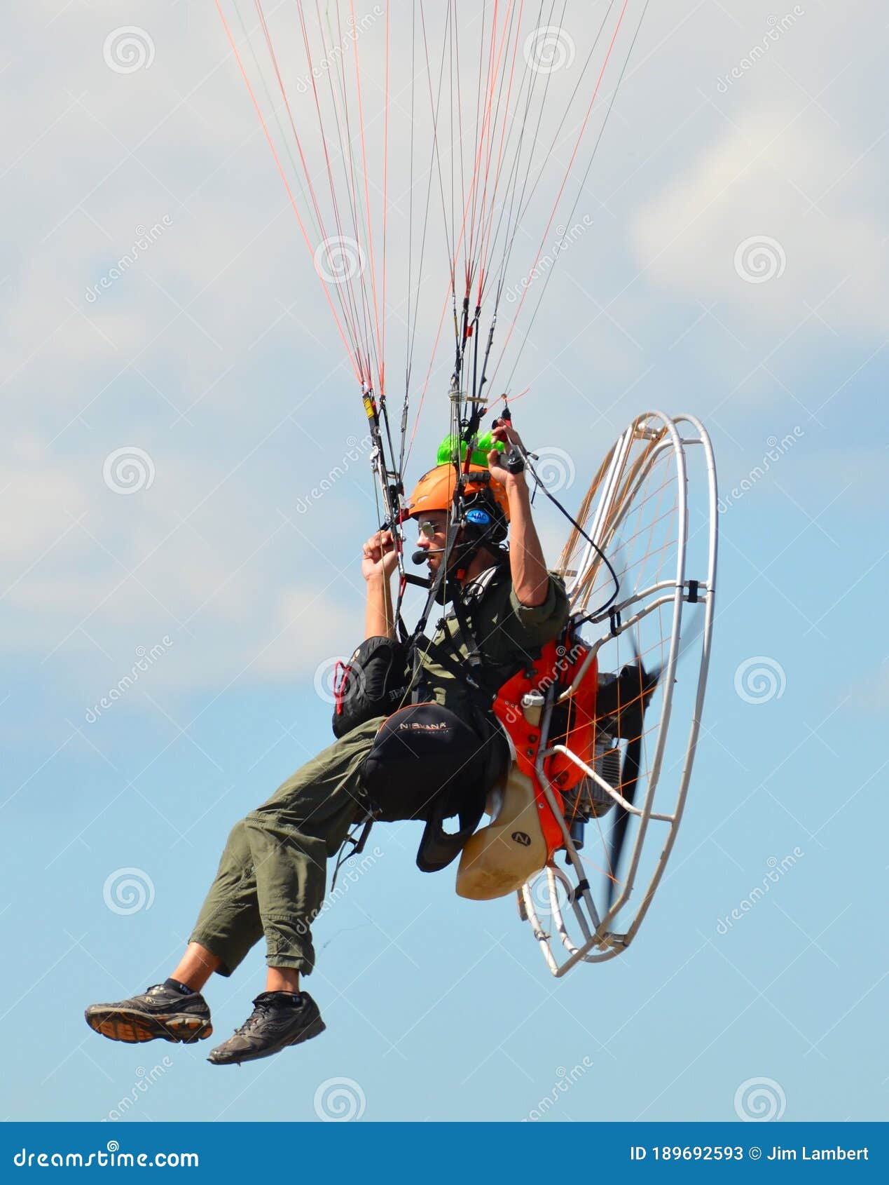Paramotor Powered Paraglider Editorial Stock Photo Image of paramotor