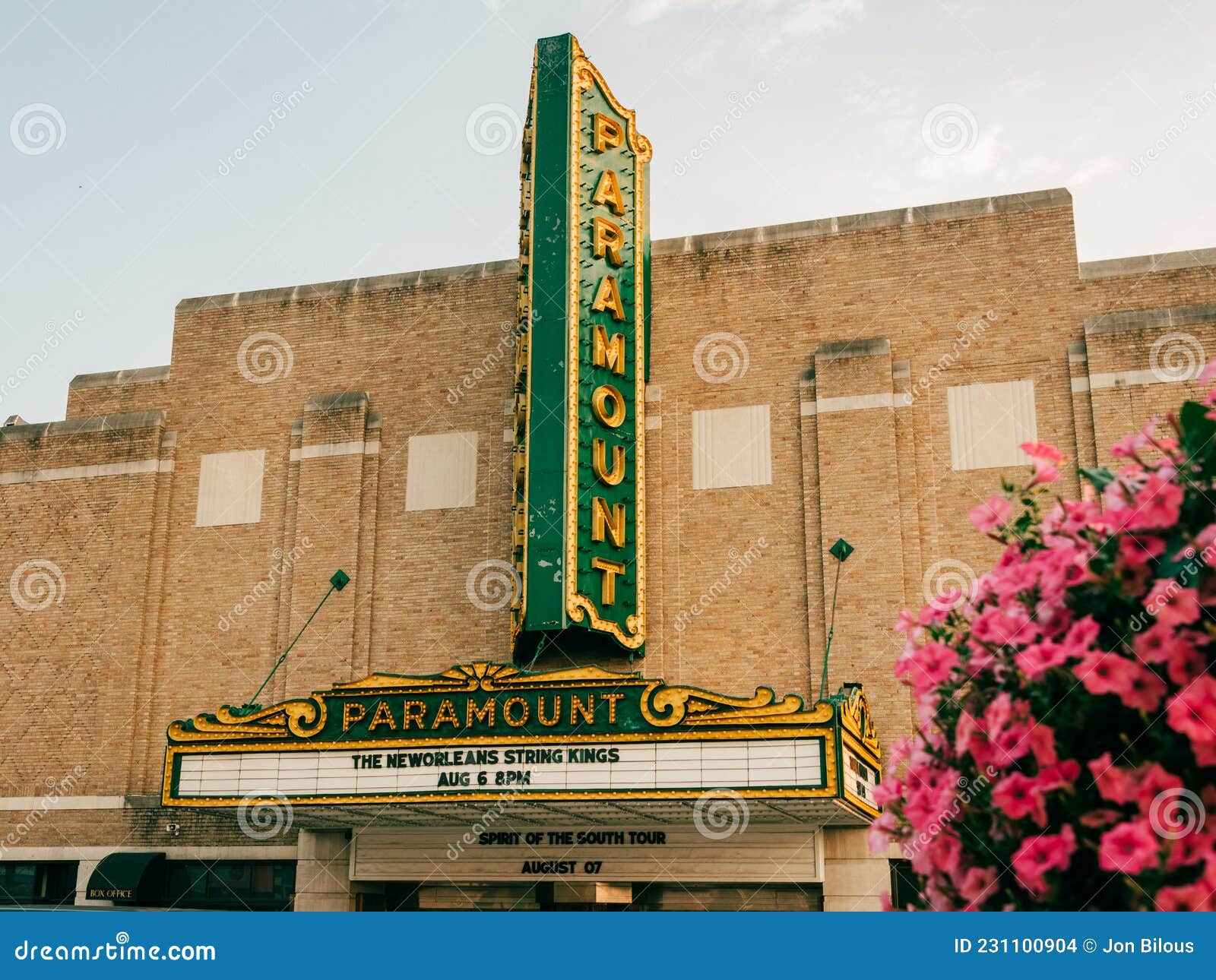 The Paramount Theater, in Ashland, Kentucky Editorial Stock Image