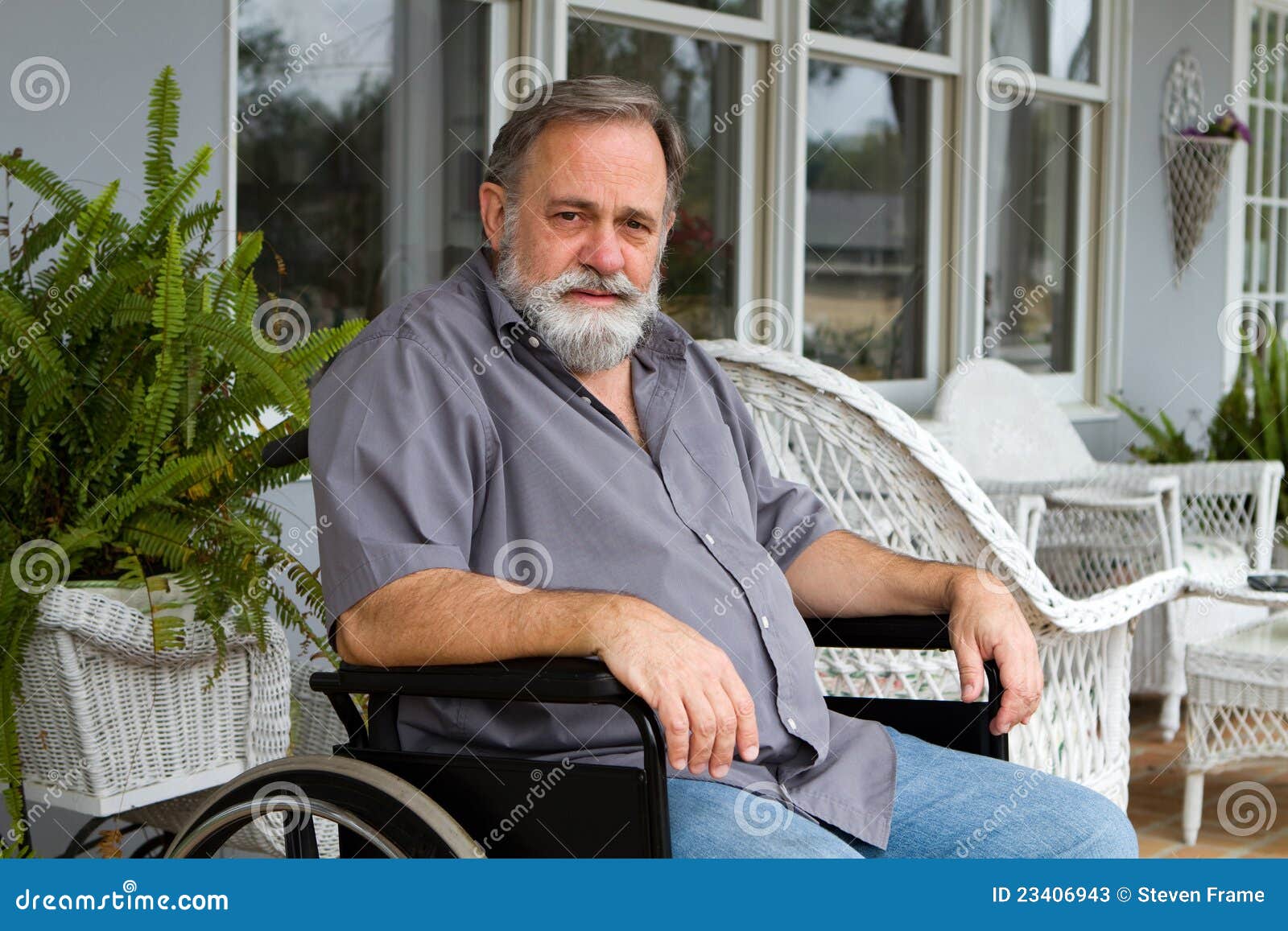 paraplegic man