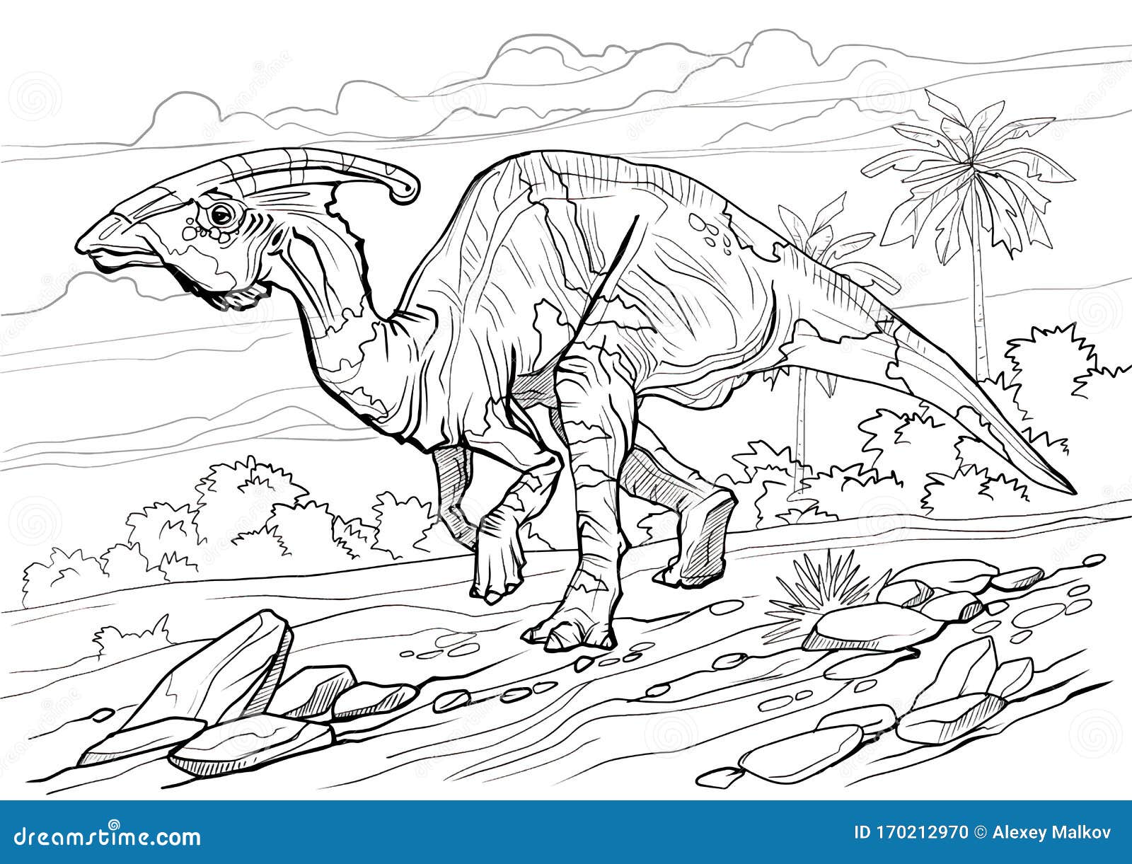 Coloring page - Dinossauro minúsculo