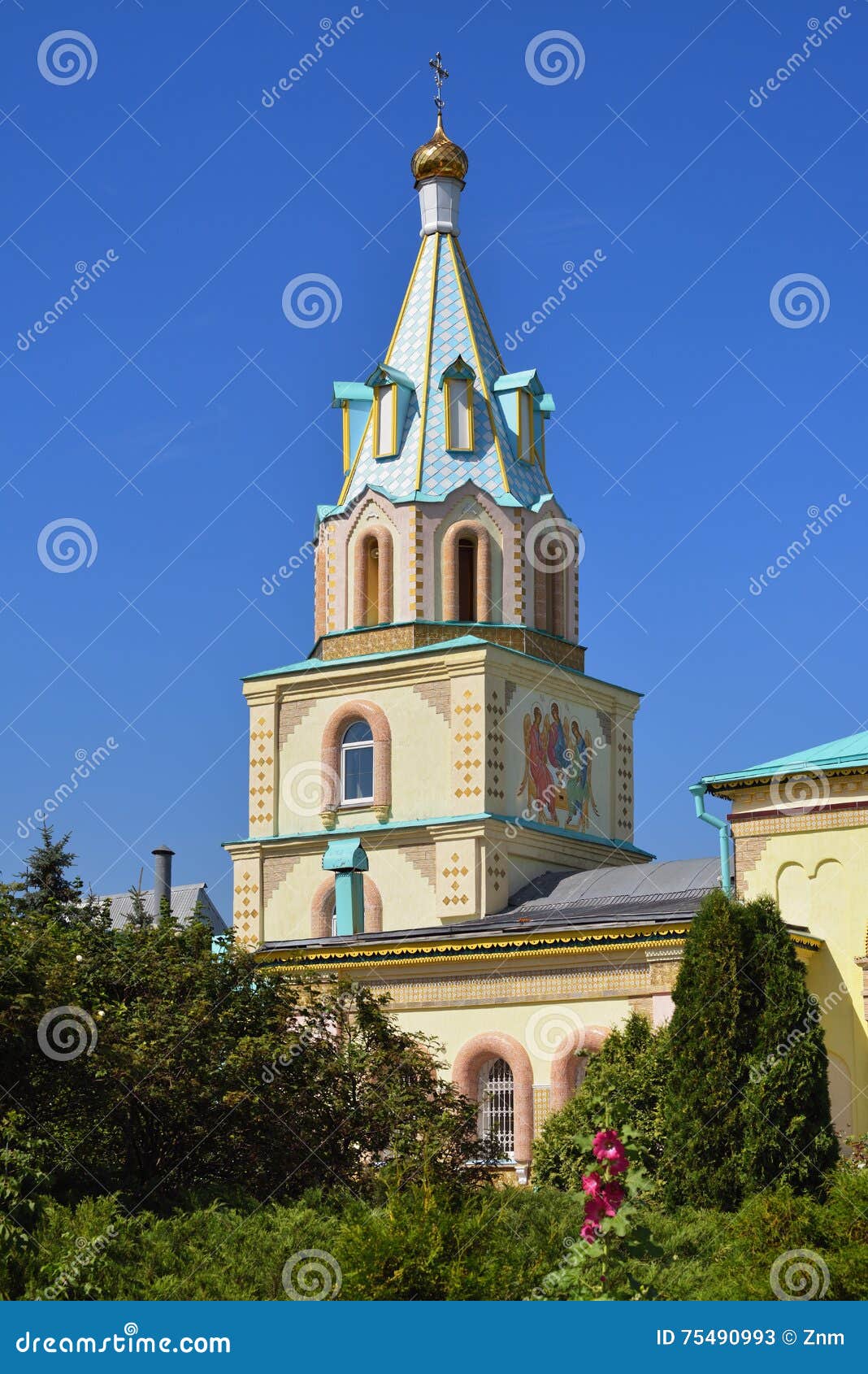 paraskeva church. russian eclecticism architecture