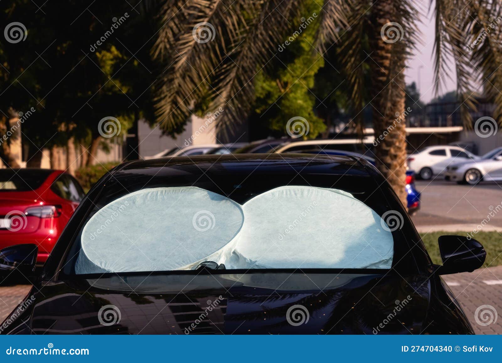 Parasol de voiture XS pour le pare-brise de Praktikus