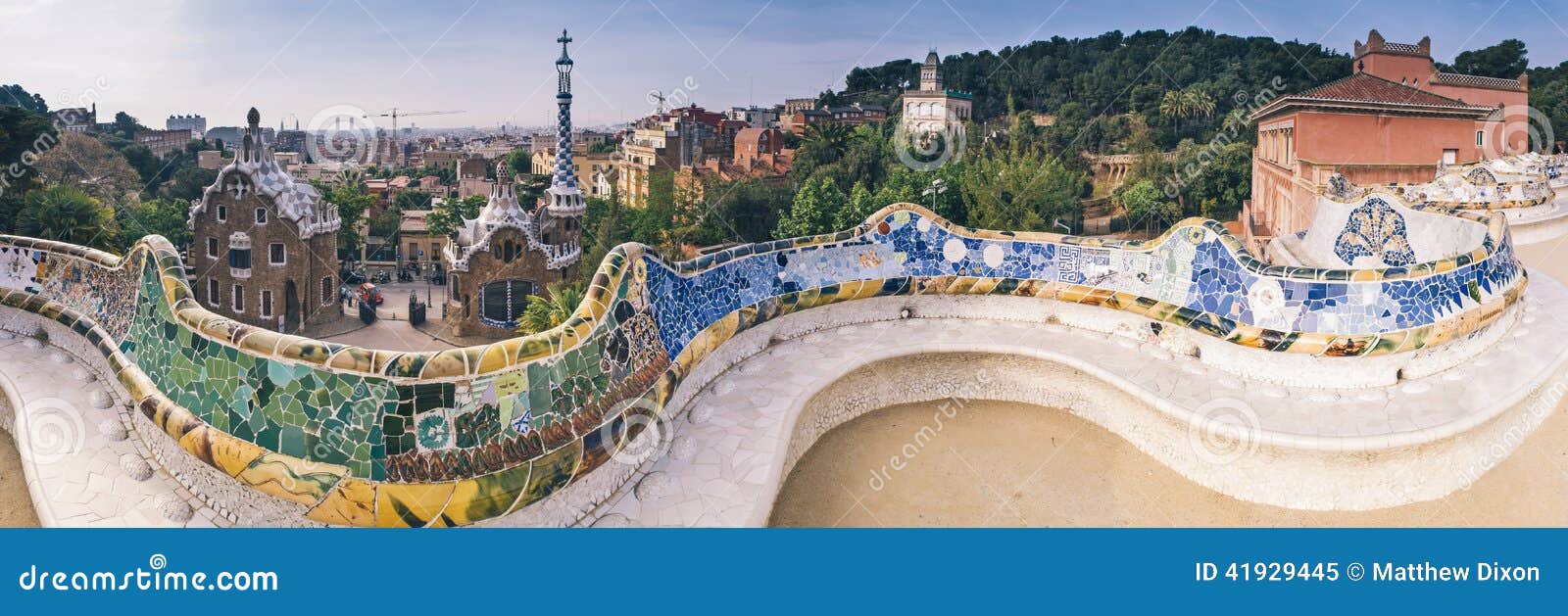 parc guell, barcelona