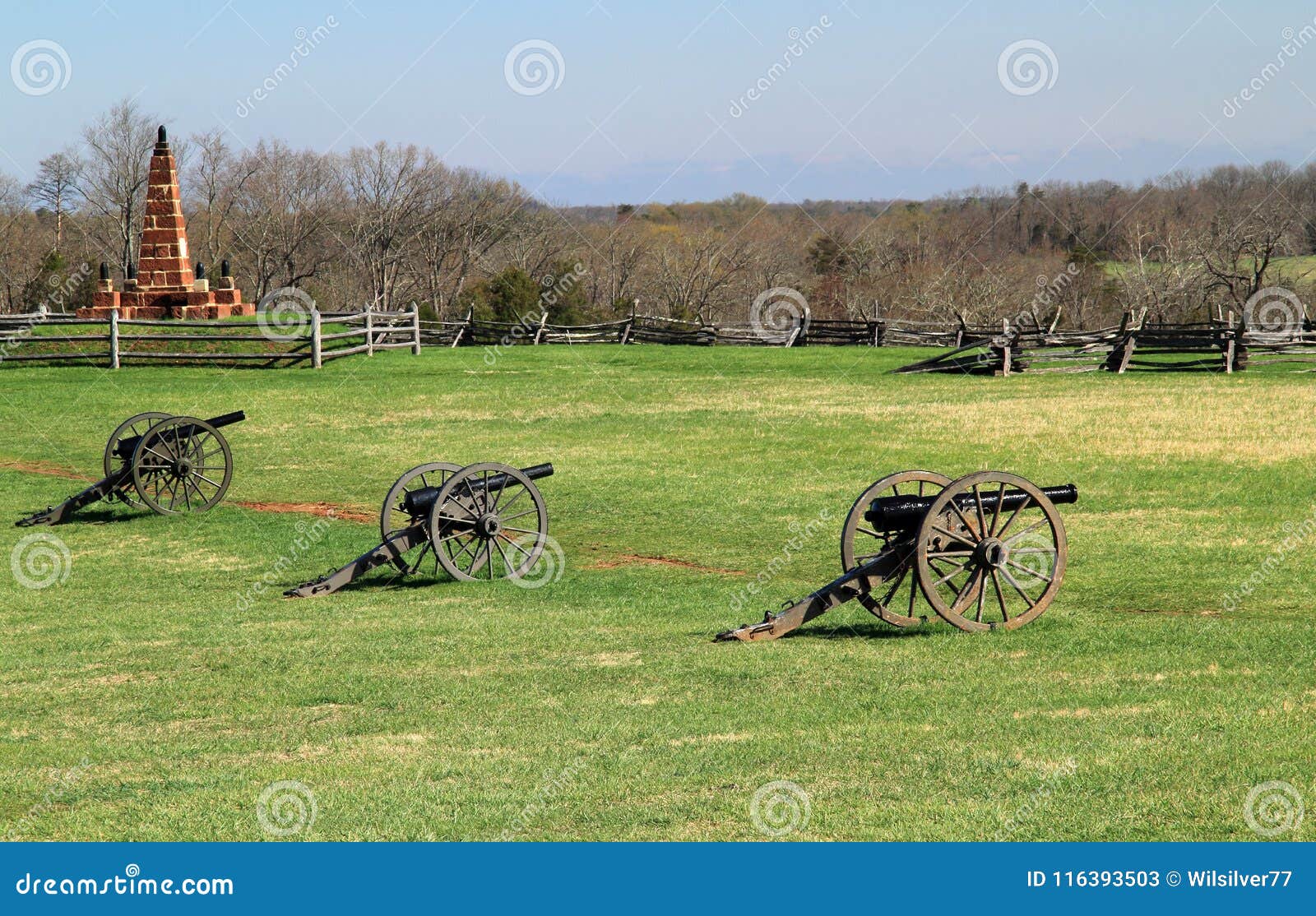 Parc National De Champ De Bataille De Manassas Image stock Image du