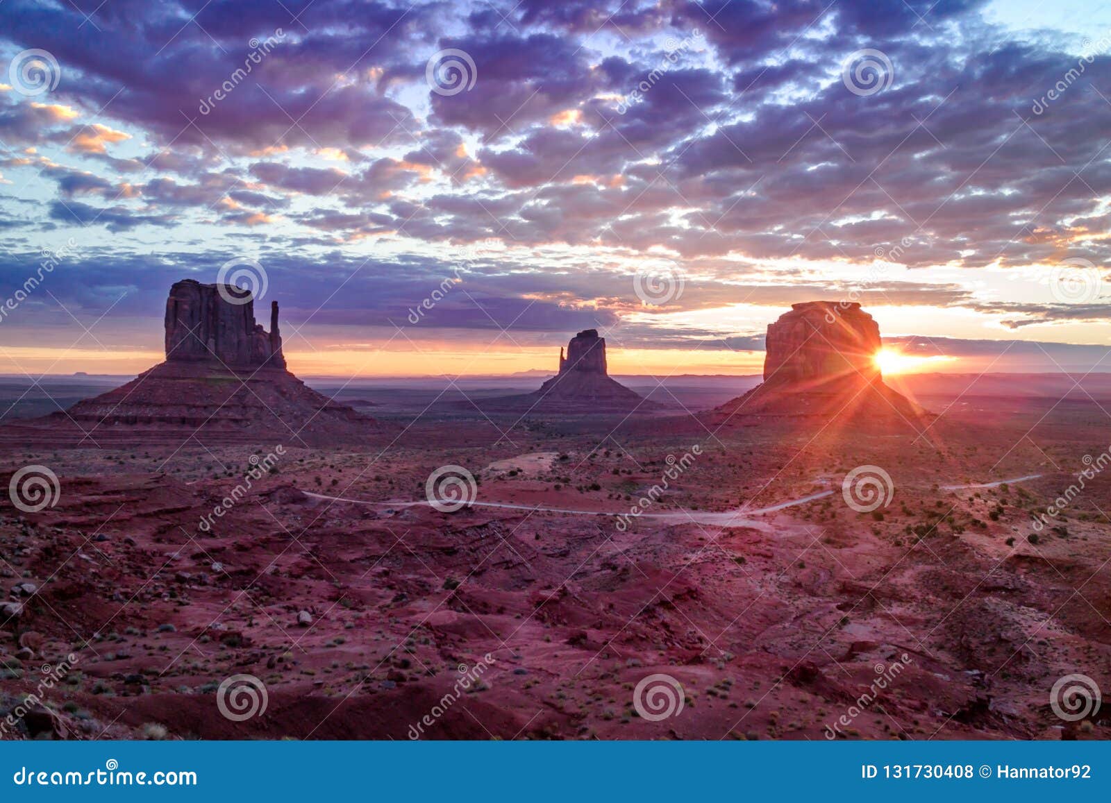 Parc Tribal De Navajo De Vallée De Monument Pendant Le