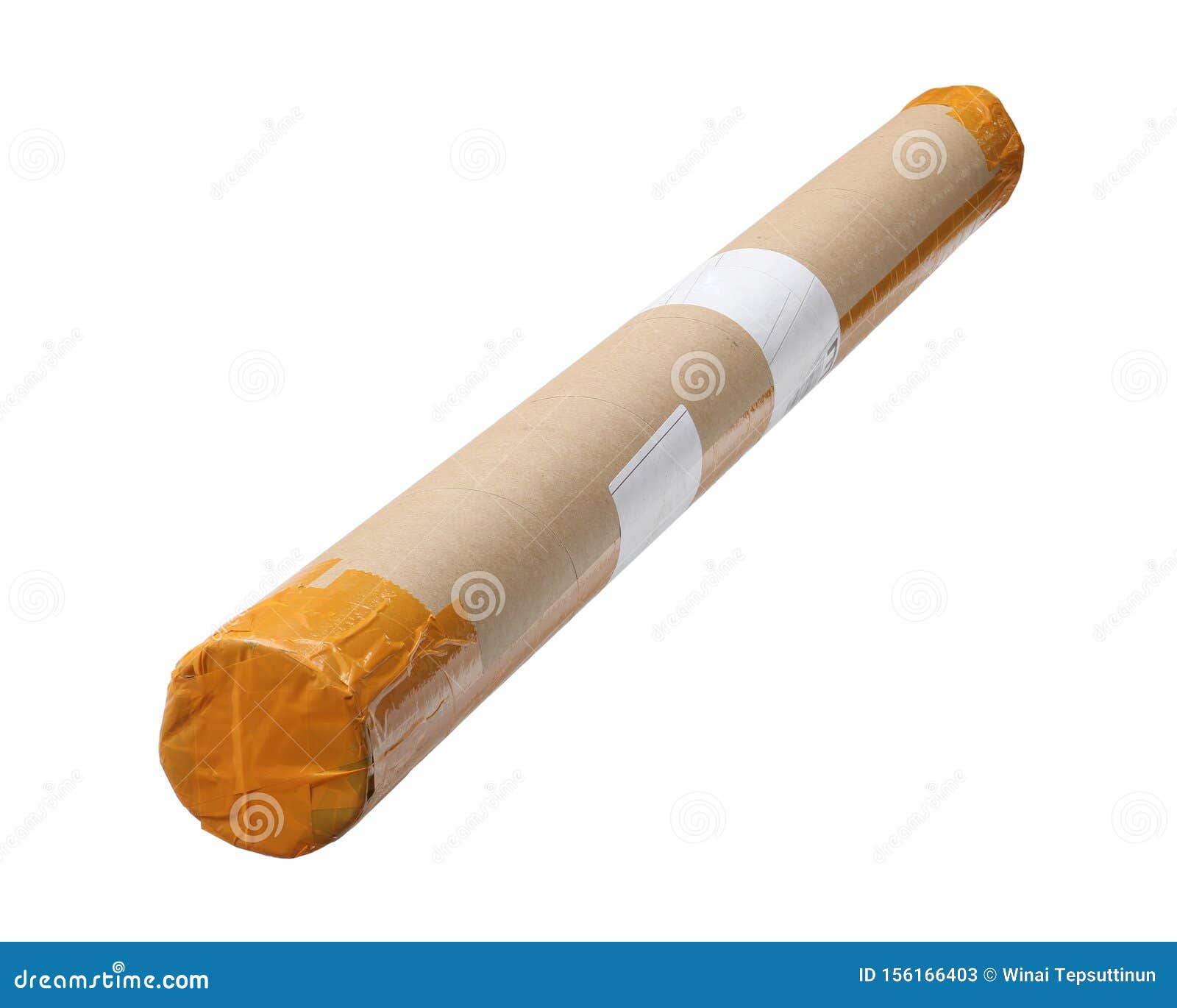 Parcel Box Canister Tube Shape Poster Packaging Stock Image Image of