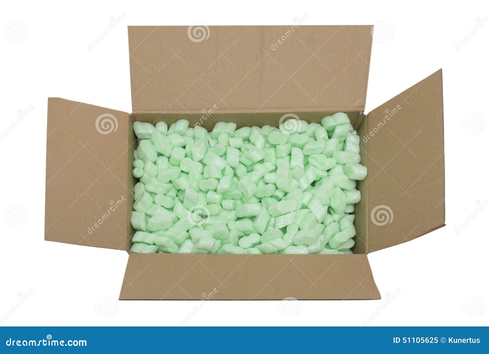 Parcel Full Of Packing Fillers Stock Image Image of postage, shipping
