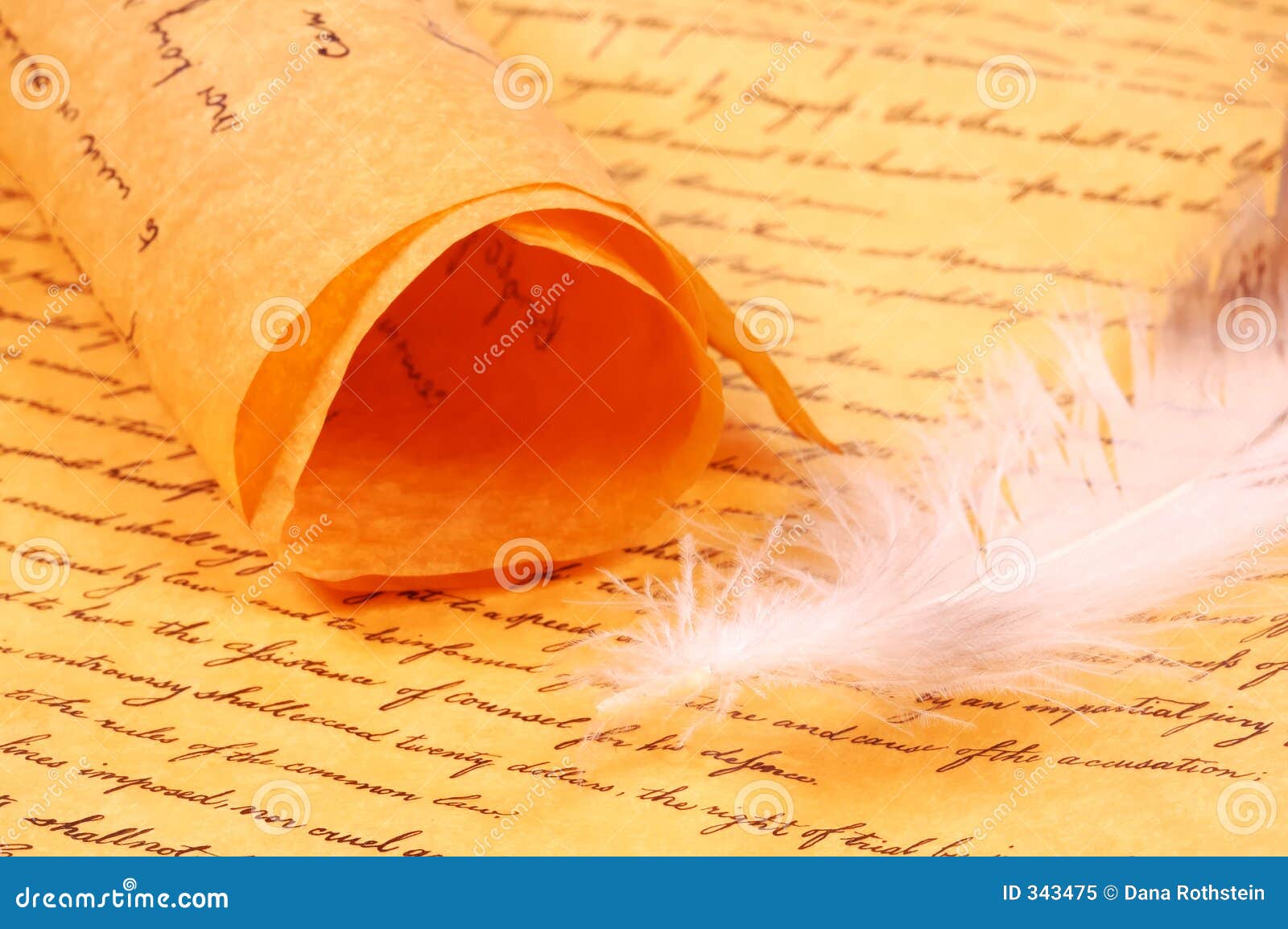 Parchment stock image. Image of letter, vintage, parchment 343475