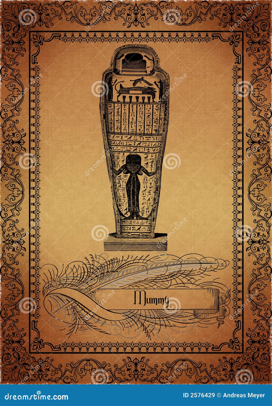 ParchmentEgyptian Royalty Free Stock Images Image 2576429