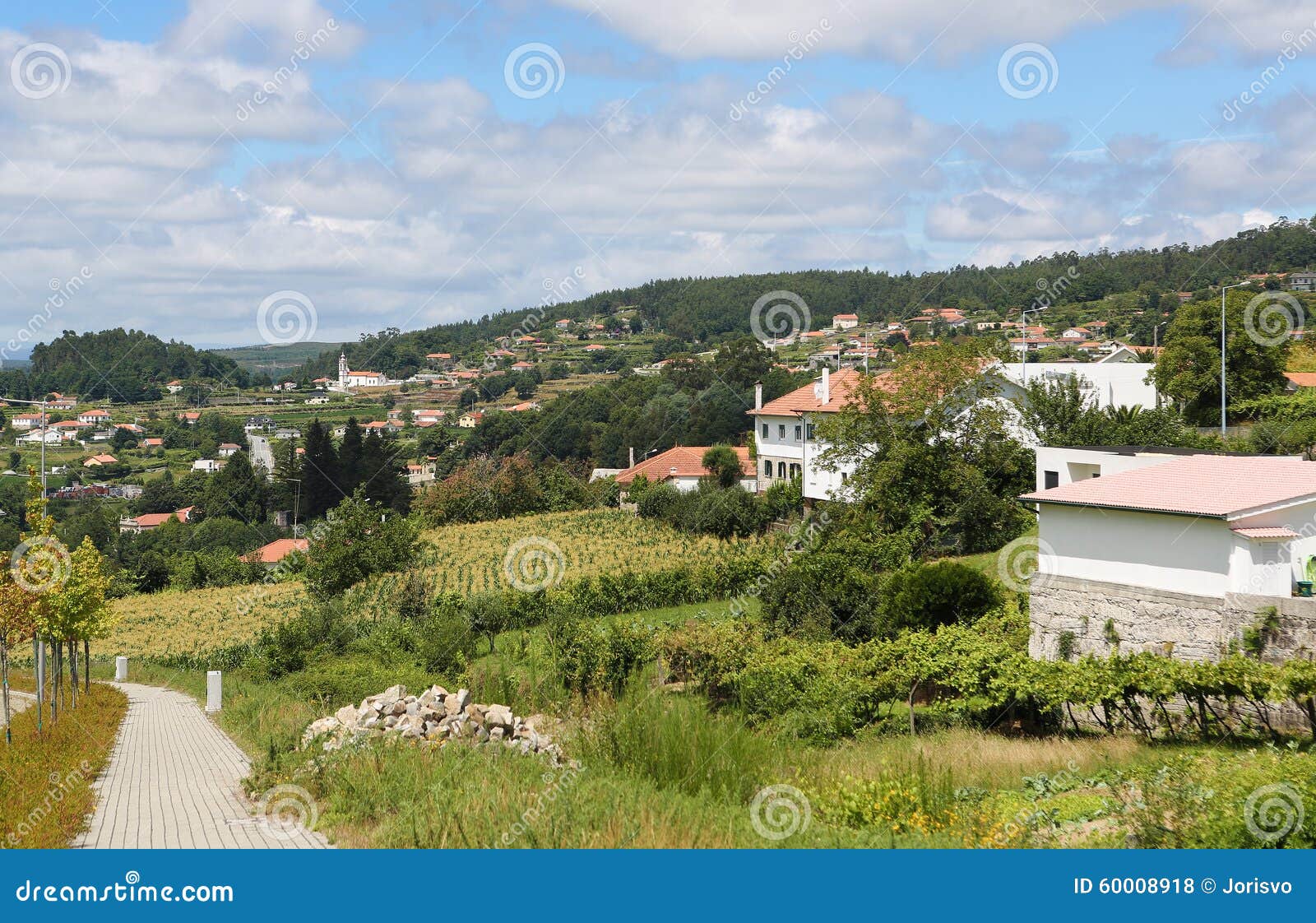 paredes de coura in norte region, portugal