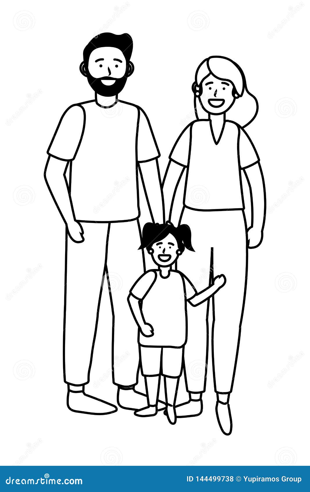 Pareja Con El Niño Blanco Y Negro Ilustración del Vector - Ilustración de lindo, sonrisa: 144499738 Pareja Con El Niño Blanco Y Negro Ilustración del Vector - Ilustración de lindo, sonrisa: 144499738