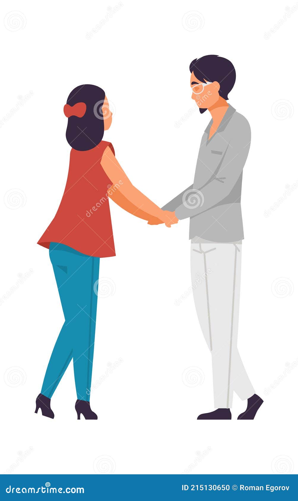 Pareja De Dibujos Animados Pasar Tiempo Juntos. Joven Y Mujer Se Toman De La Mano Y Se Miran. Amantes En Cita Romántica Ilustración del Vector - Ilustración de alegre, mano: 215130650 Pareja De Dibujos Animados Pasar Tiempo Juntos. Joven Y Mujer Se Toman De La Mano Y Se Miran. Amantes En Cita Romántica Ilustración del Vector - Ilustración de alegre, mano: 215130650