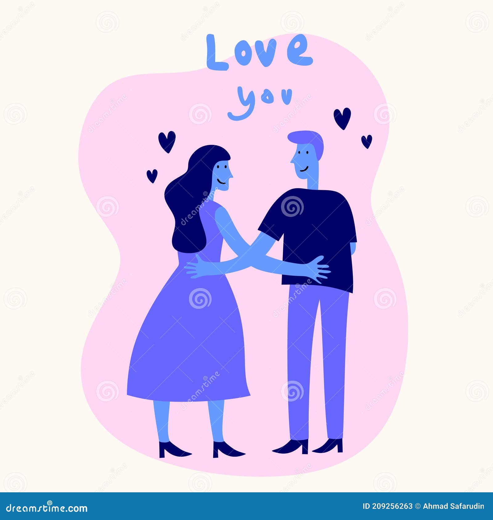 Parejas De Novios Románticos Iconos De Dibujos Animados Planos. Hombres Y  Mujeres Jóvenes De Pie Enamorados Mientras Se Cogen De L Ilustración del  Vector - Ilustración de amante, bandera: 209256263