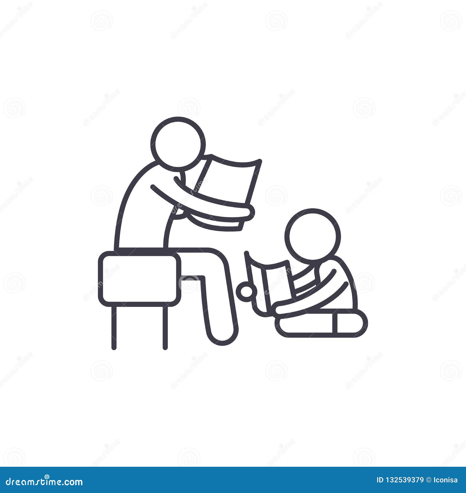 Parent Reading A Story To A Child Line Icon Concept Parent Reading A Story To A Child Vector Linear Illustration Stock Vector Illustration Of Adult Illustrations Parent Reading A Story To A Child Line Icon Concept Parent Reading A Story To A Child Vector Linear Illustration Stock Vector Illustration Of Adult Illustrations