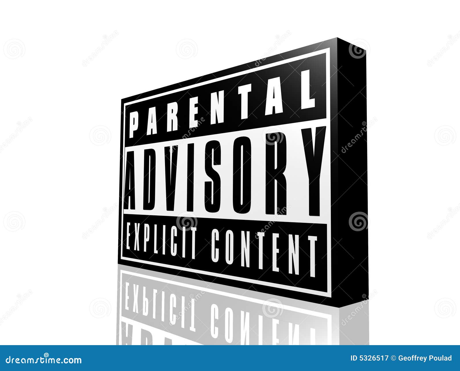 Parental advisory stock illustration. Illustration of upkeep - 5326517