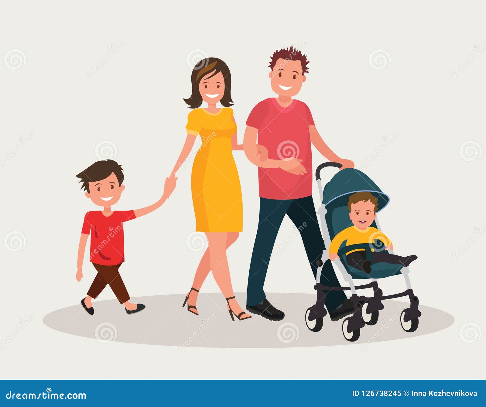 Parents With Baby Mom And Dad Walk With His Firstborn And Eldest Son Stock Vector Illustration Of Girl Husband Parents With Baby Mom And Dad Walk With His Firstborn And Eldest Son Stock Vector Illustration Of Girl Husband