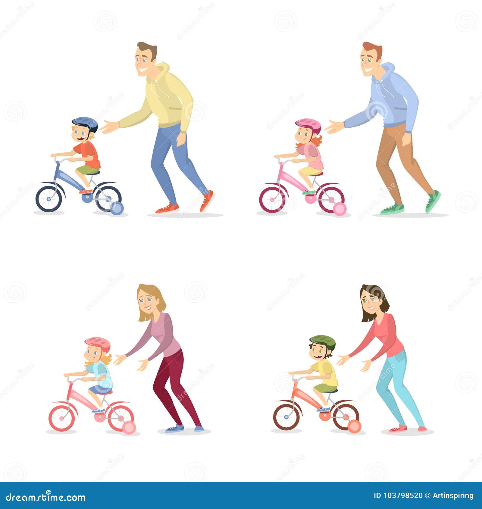 teaching children to ride