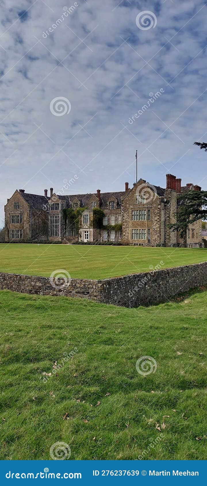 Parham House and Gardens. editorial stock image. Image of mansion