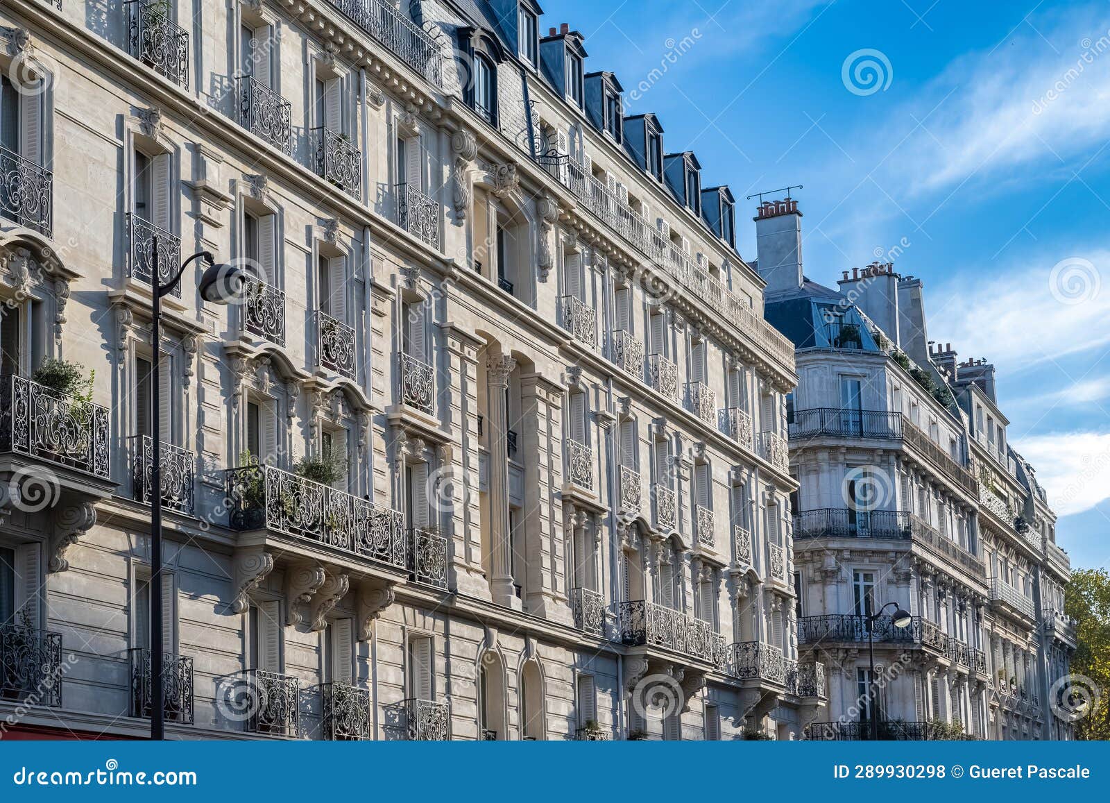 paris, beautiful facade rue de solferino