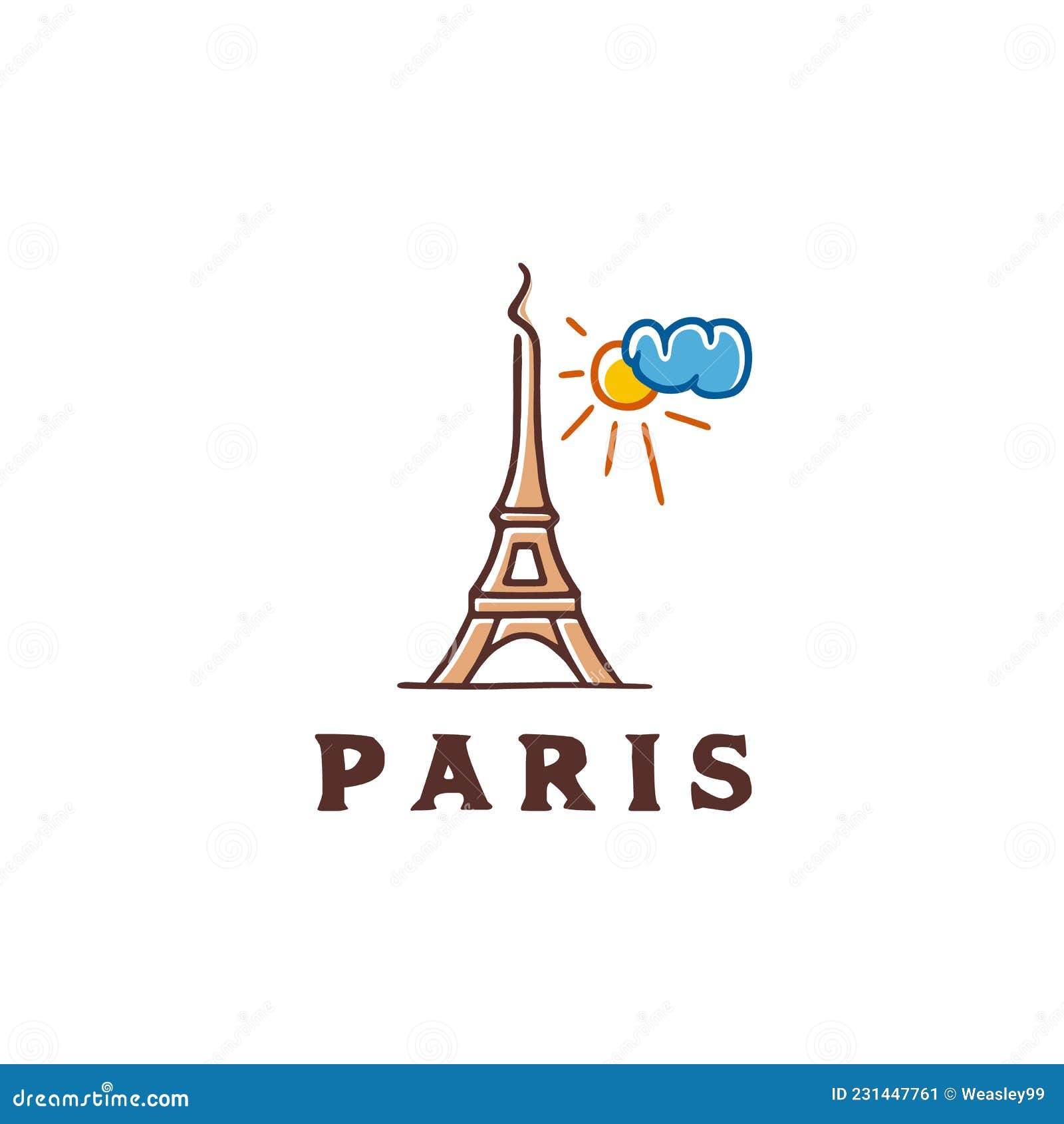 logo avec la tour eiffel