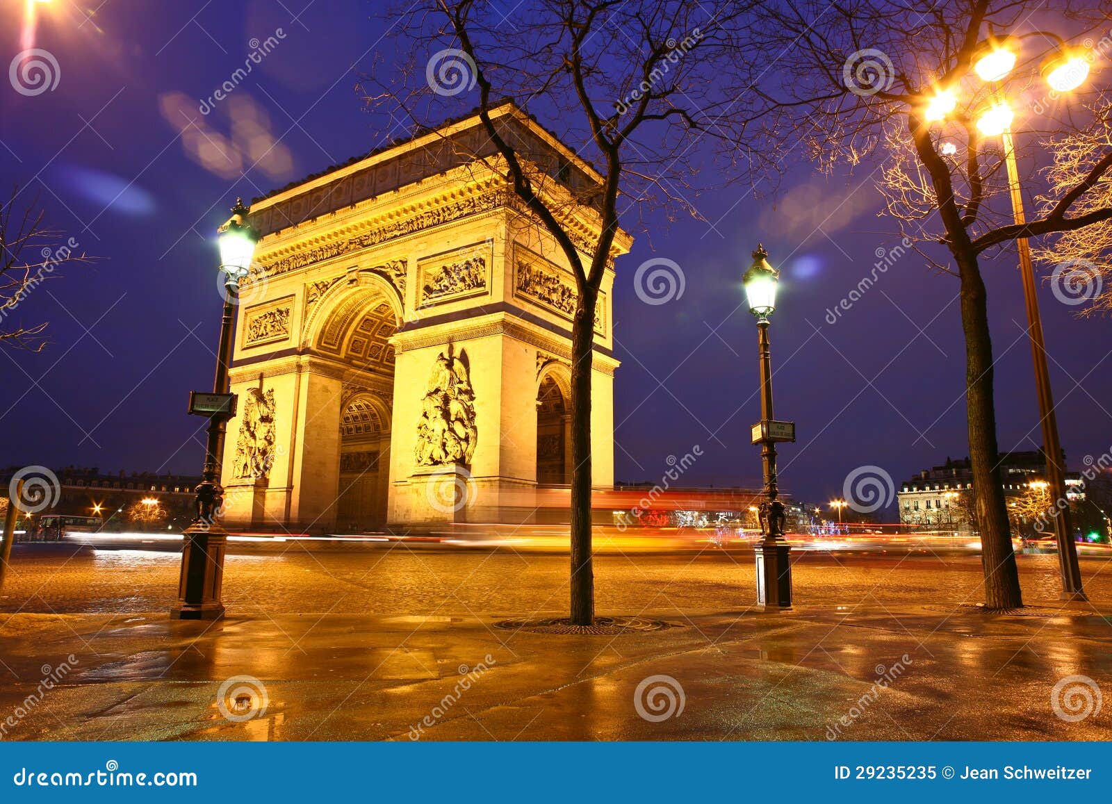 Paris etoile stock image. Image of french, triumph, light ...