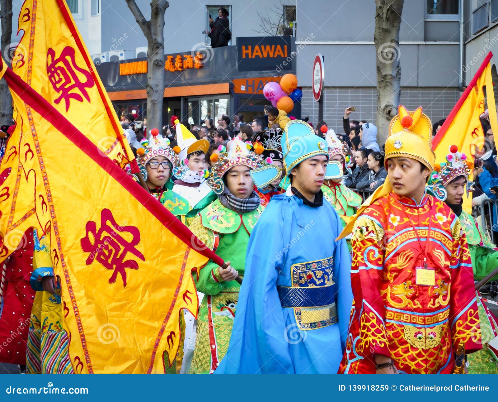 Chinese New Year Celebrations Parade at Paris Editorial Stock Image ...