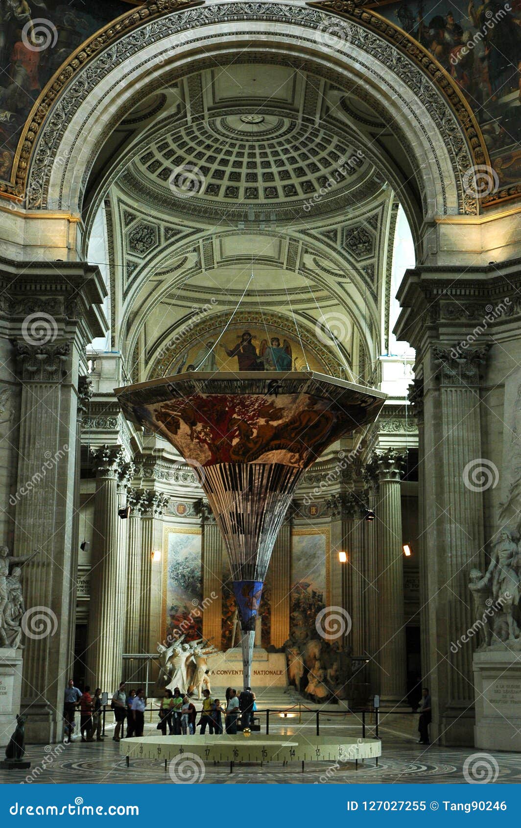 Interior View Of Pantheon In Paris Editorial Image Image