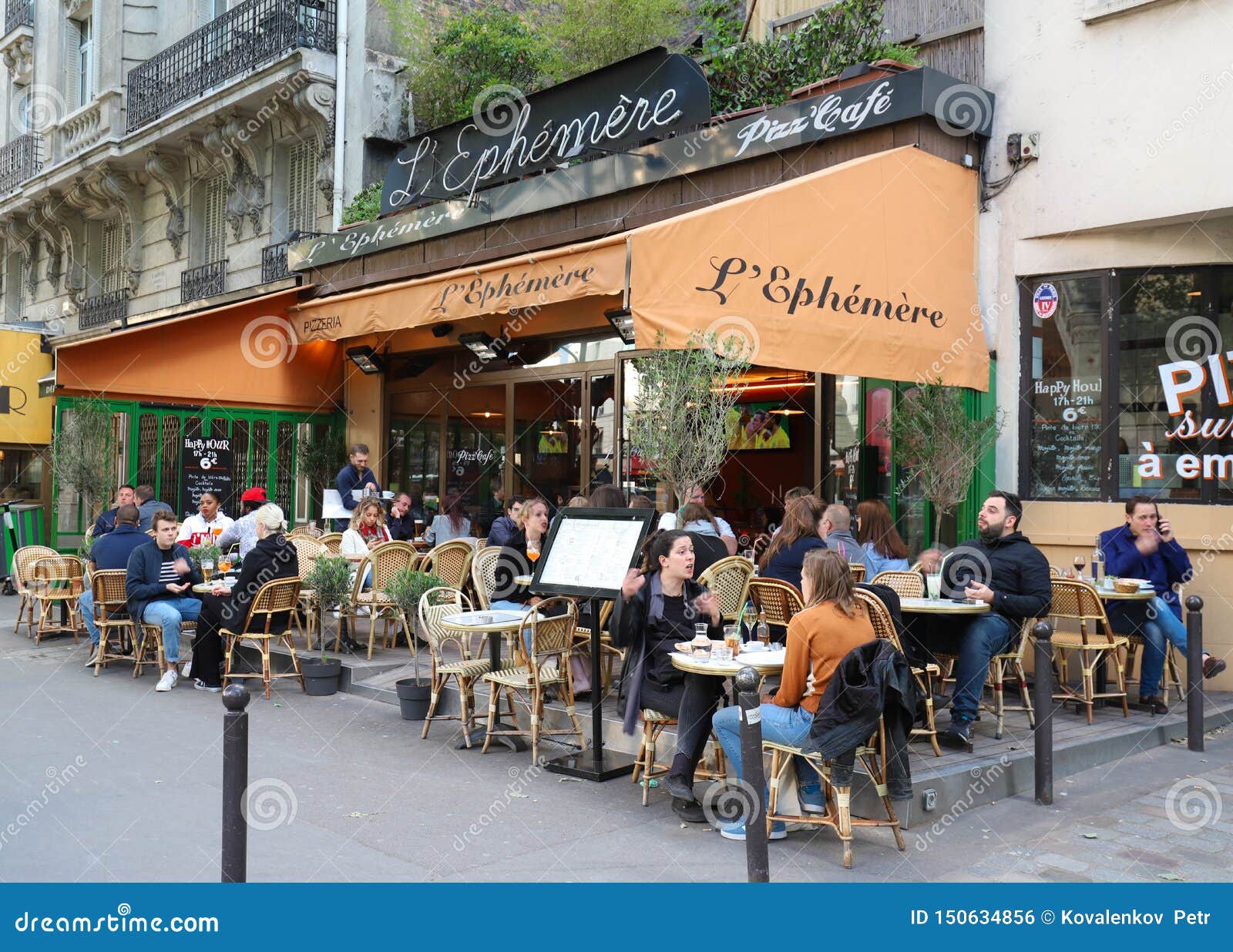 Ephemere is Traditional French Cafe Located in the Heart of Paris`s ...