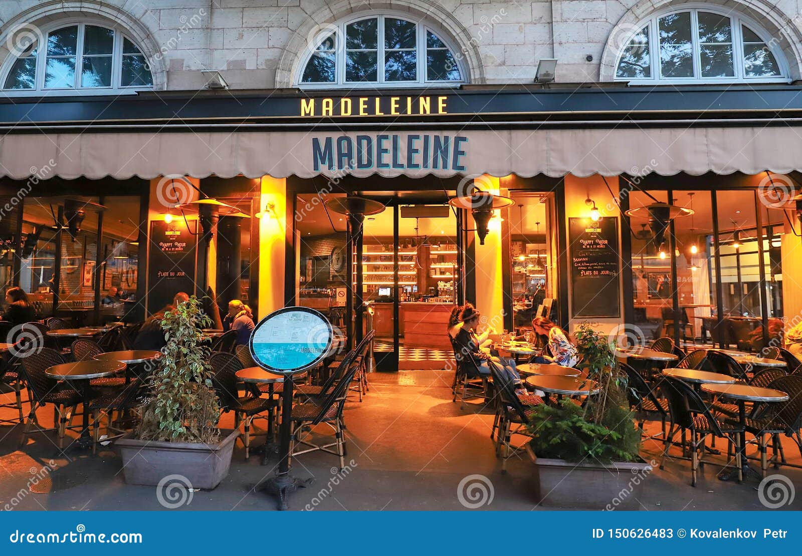Madeleine Is Traditional French Cafe Located At Boulevard ...