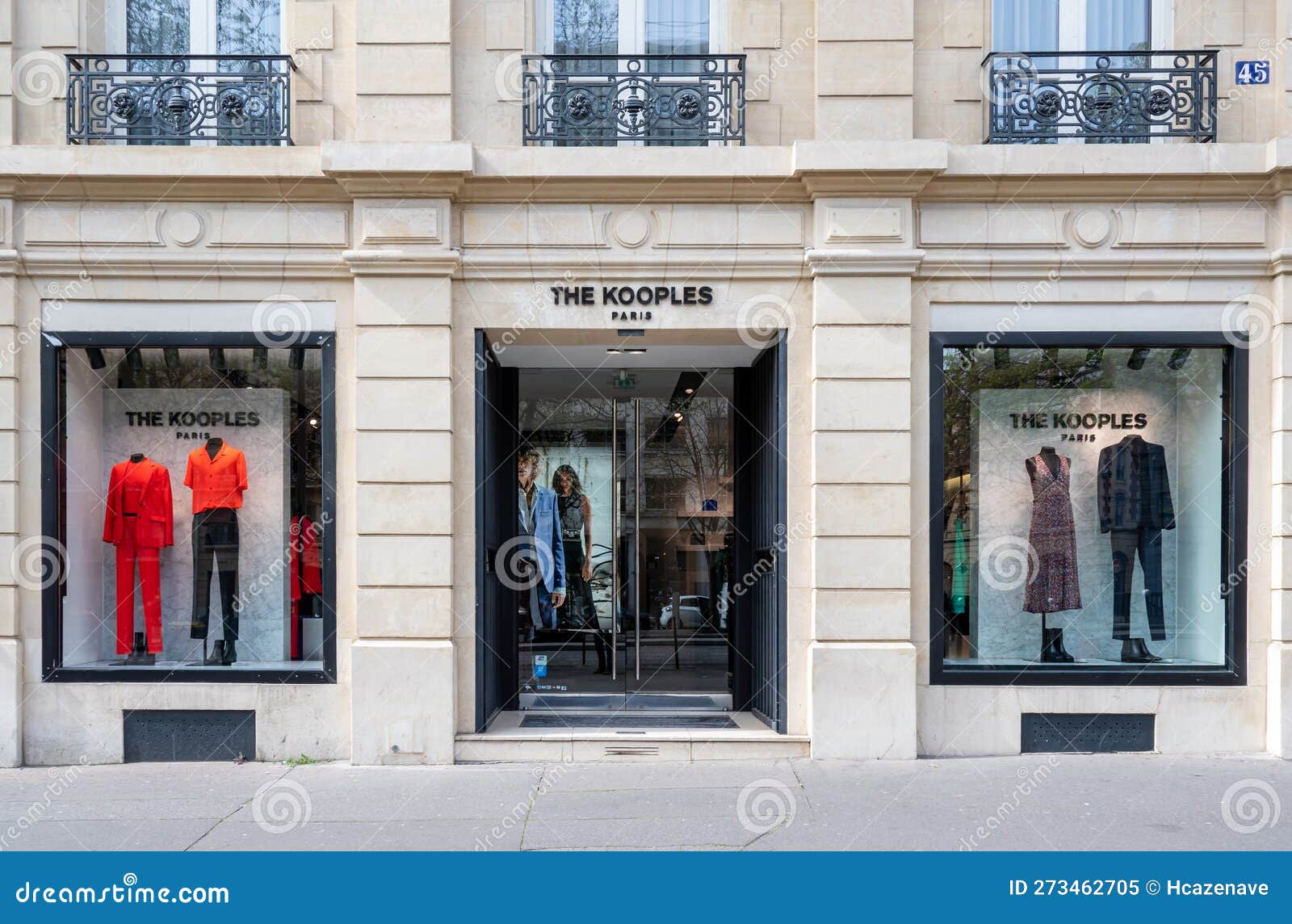 Exterior View of a the Kooples Boutique, Paris, France Editorial Image -  Image of building, paris: 273462705