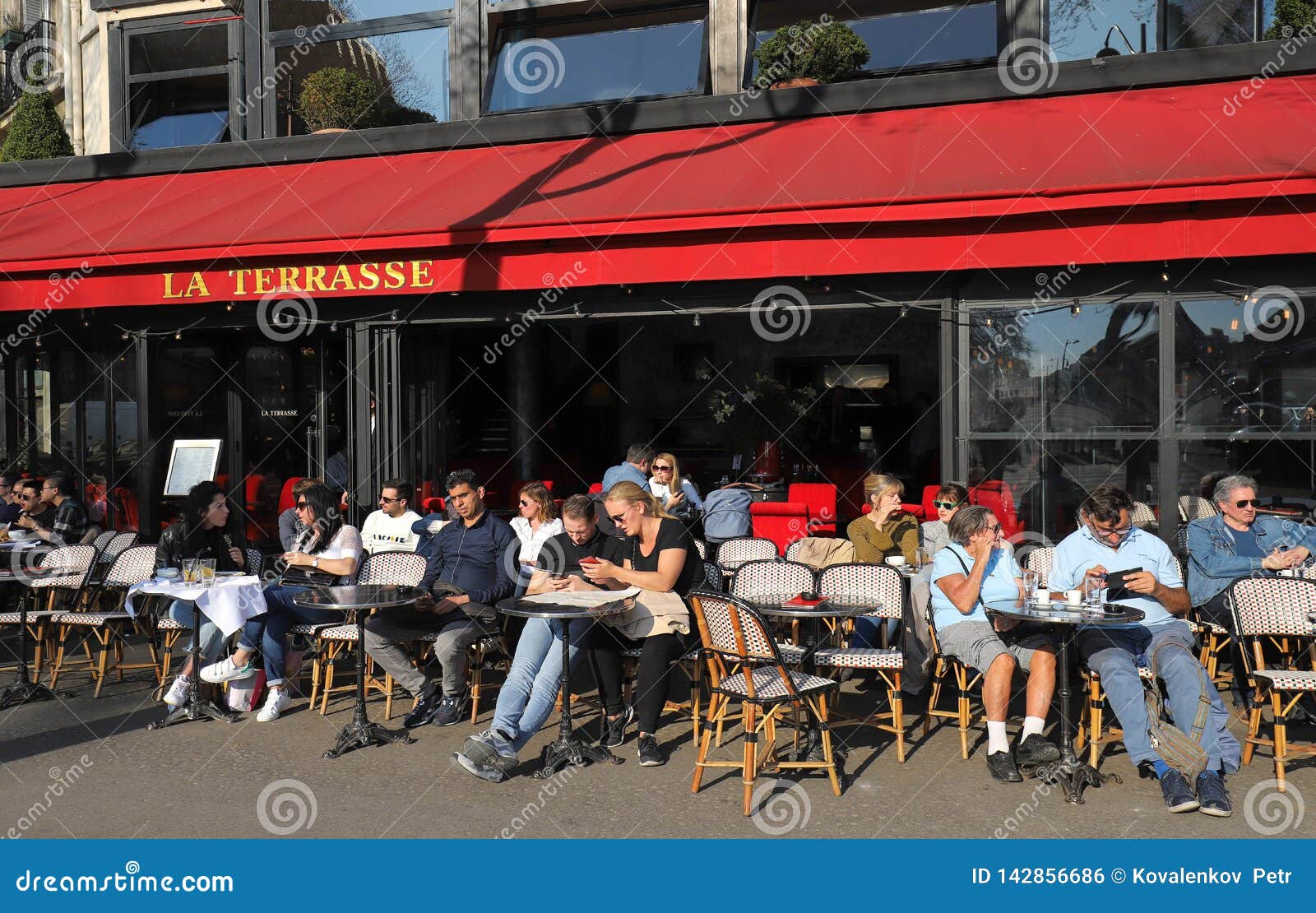 La Terrasse Is Traditonal French Cafe Located Near The ...