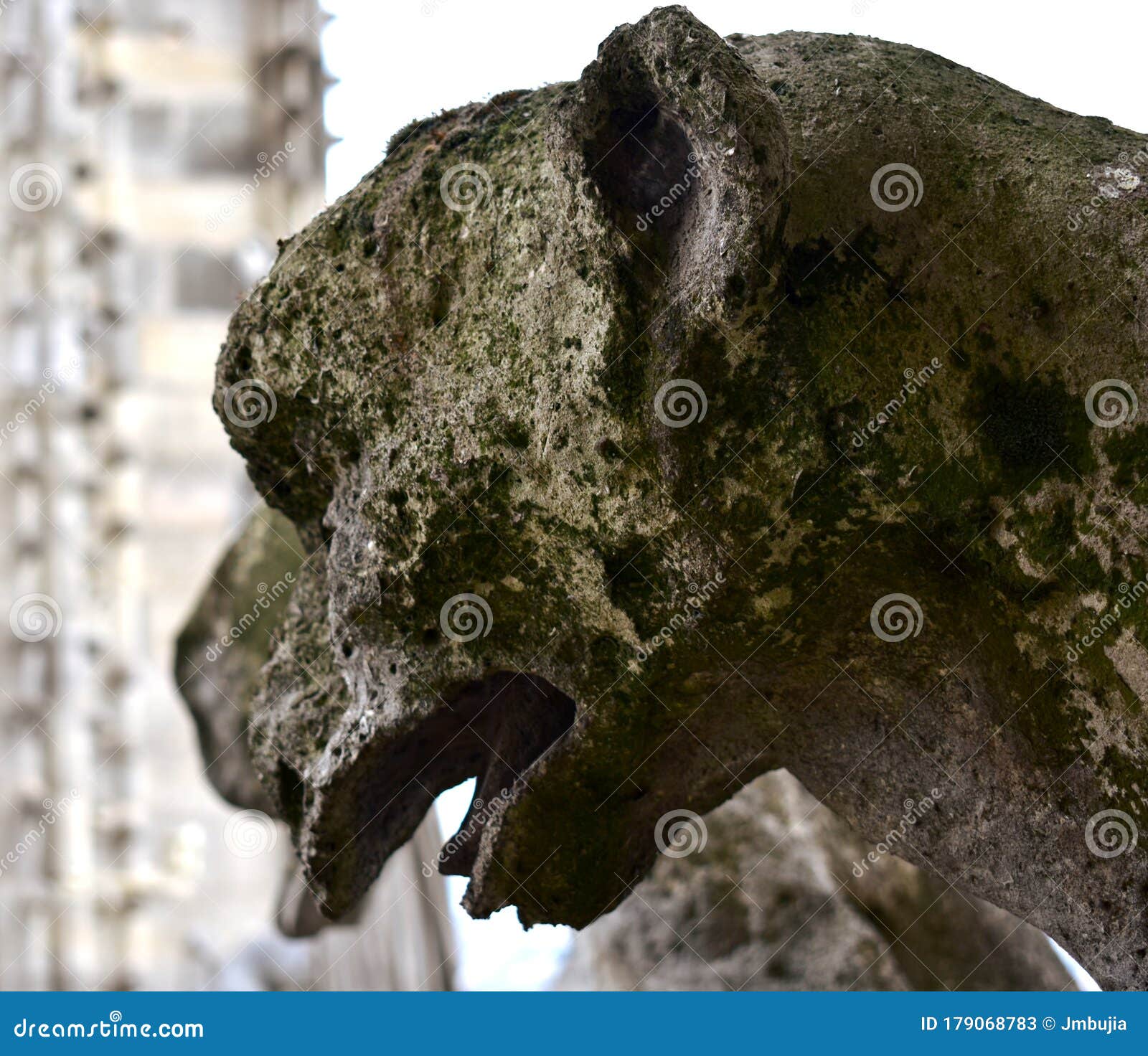 gargoyles or chimeras at the gallery of chimere. notre-dame cathedral. paris, france.