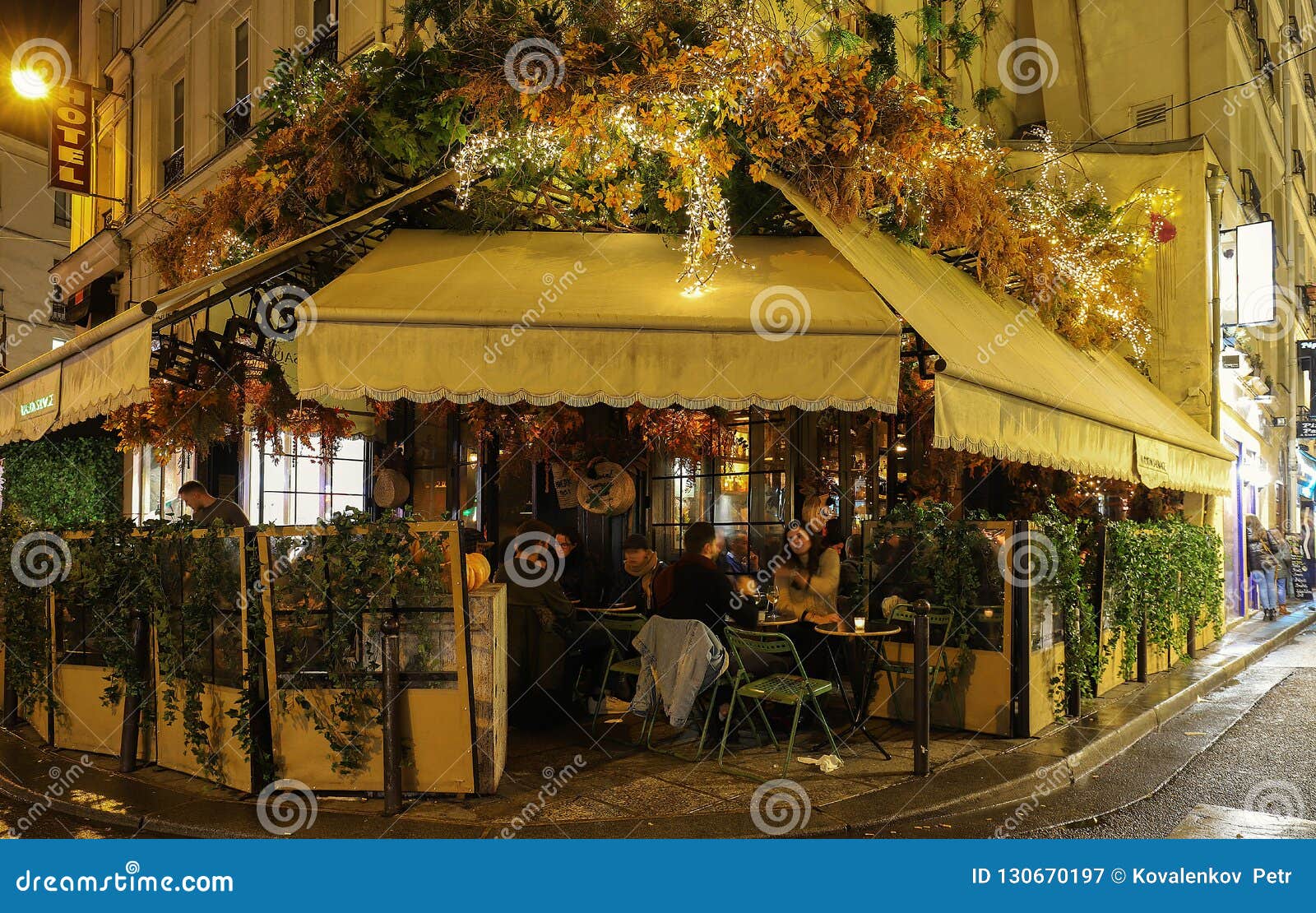 The Traditional French Cafe Maison Sauvage Located Near ...