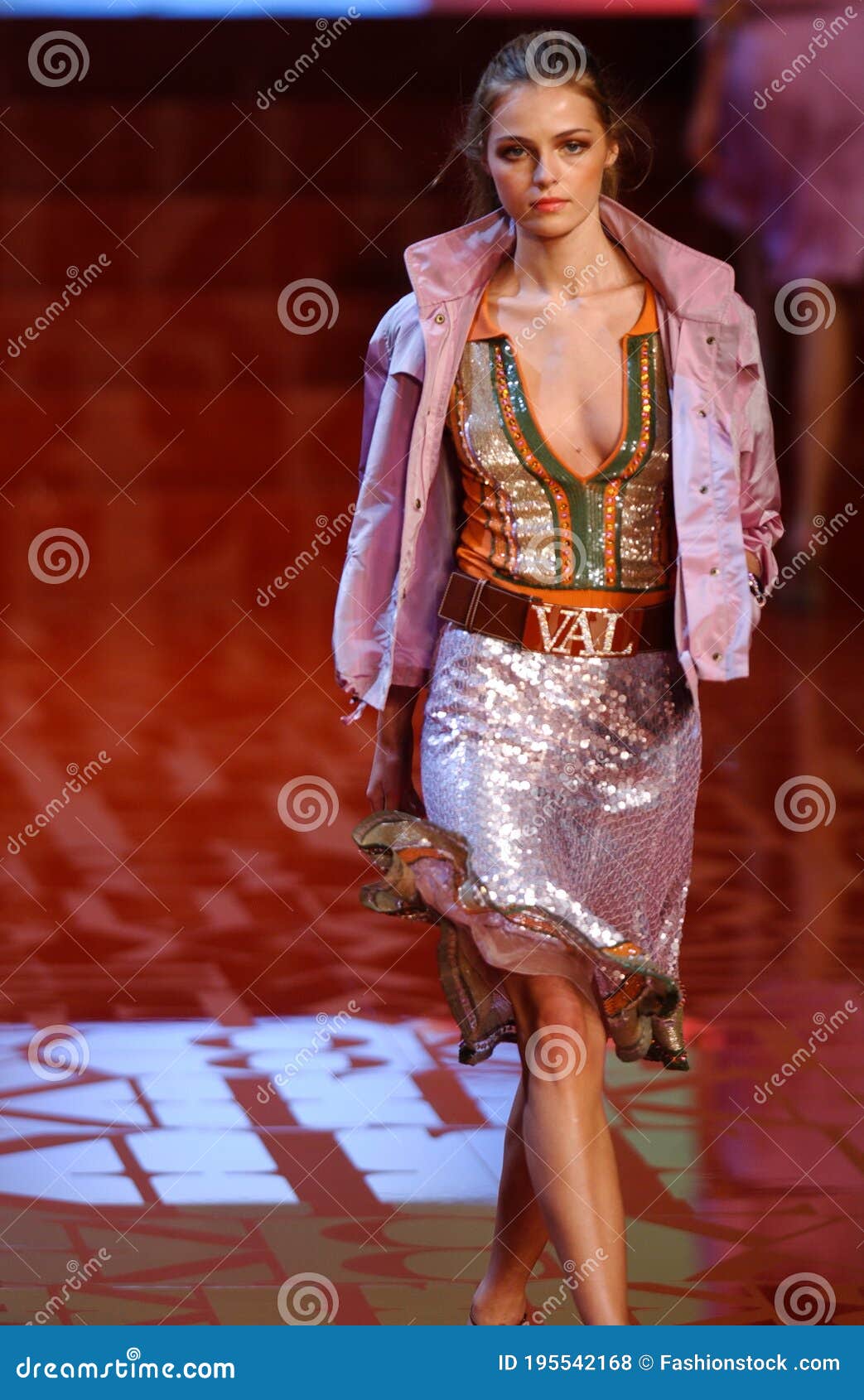 Model Valentina Zelyaeva Walks Runway Fashion Show of Valentino