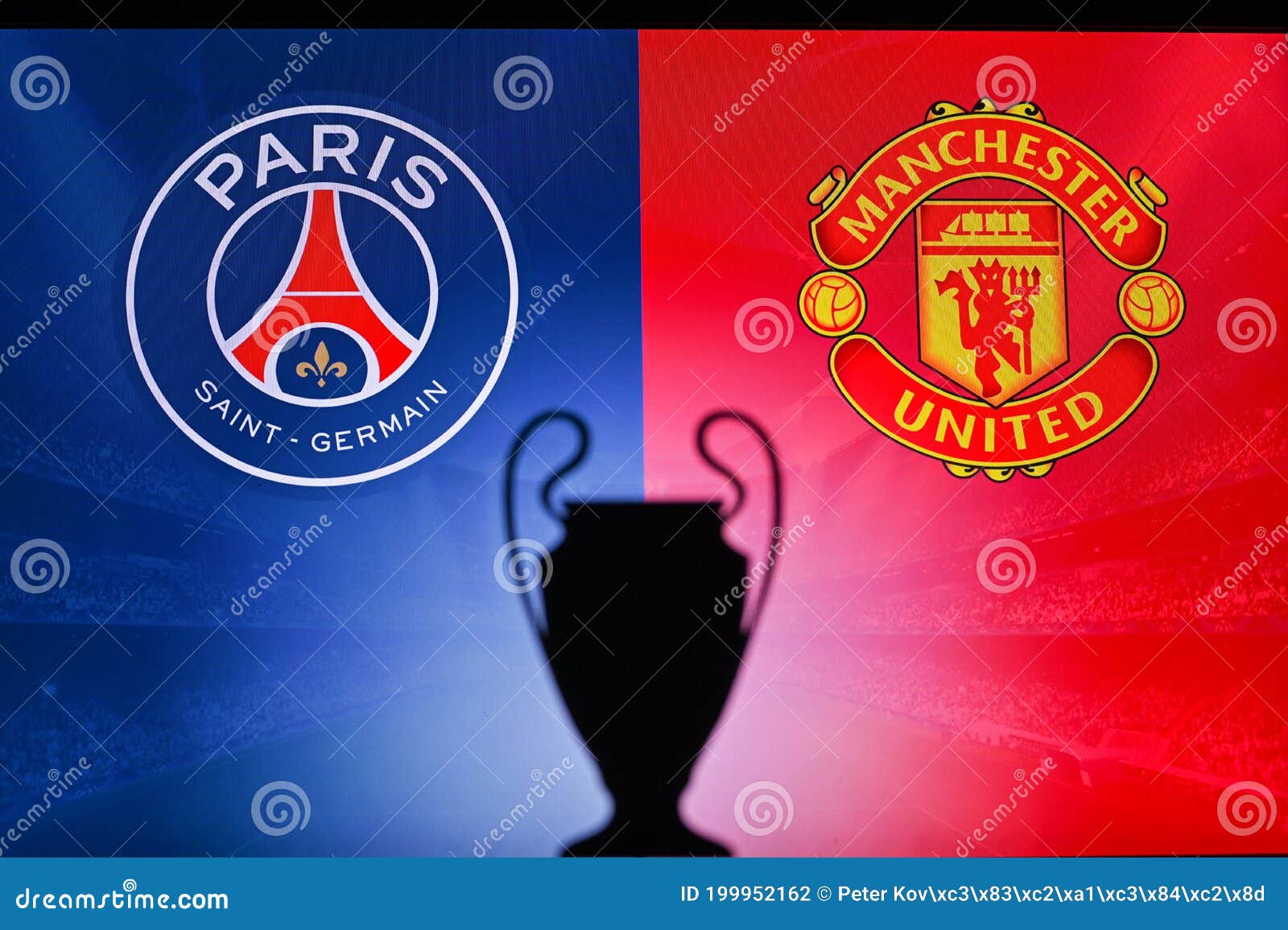 PARIS, FRANCE, OCTOBER. 16. 2020: Paris Saint-Germain Vs. Manchester United.  Editorial Photography - Image of europe, icon: 199952162