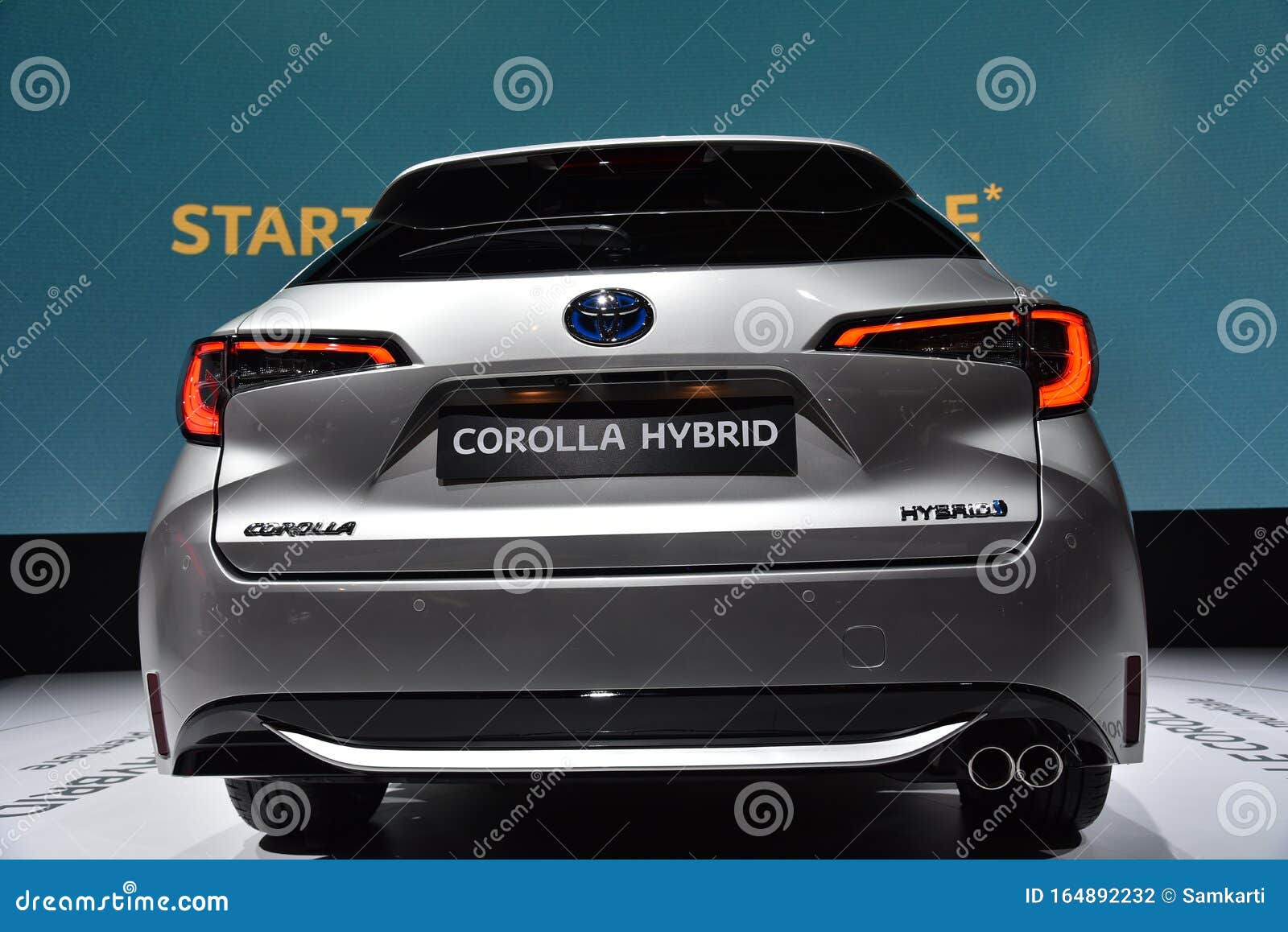 Paris, France - October 02, 2018: Toyota Corolla Hybrid Touring Sports at  Paris Motor Show Editorial Photography - Image of autoshow, drive: 164892232