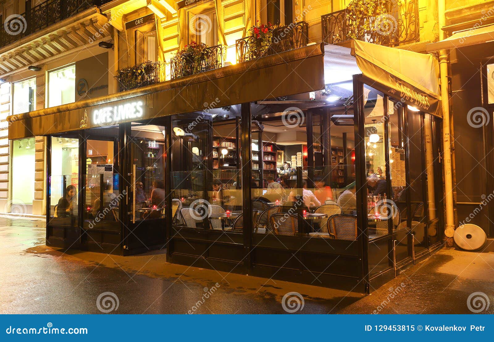 The Famous French Cafe Livres -Books In French Located ...