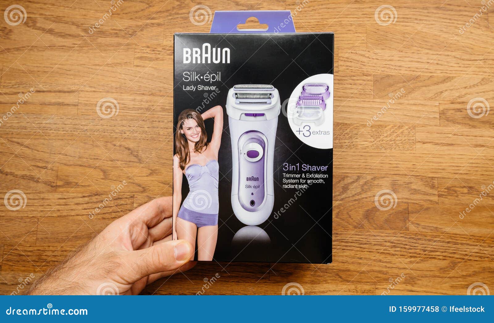 Braun Silk Epil Women Lady Shaver 3 in 1 Trimmer Editorial Stock Photo - Image of luxury, 159977458