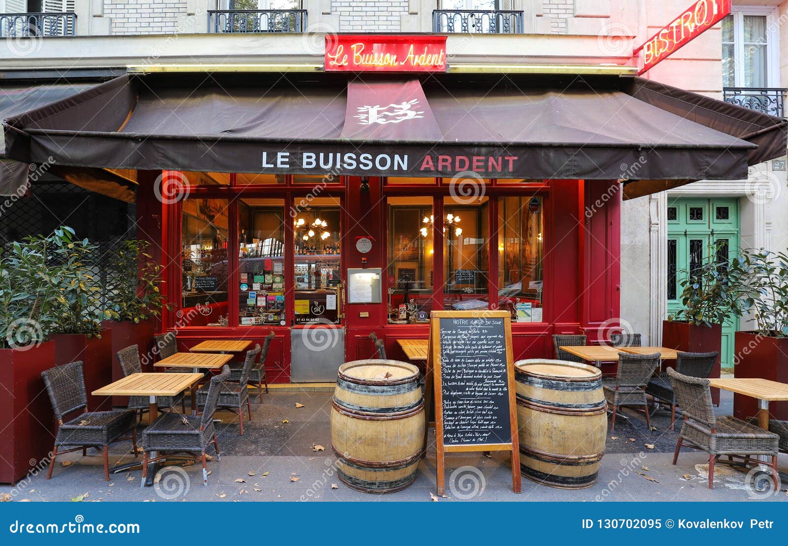 The Rustic And Quirky Bistro Le Buisson Ardent Located Near Jussieu University In Paris France Editorial Image Image Of Quirky Spectacular 130702095