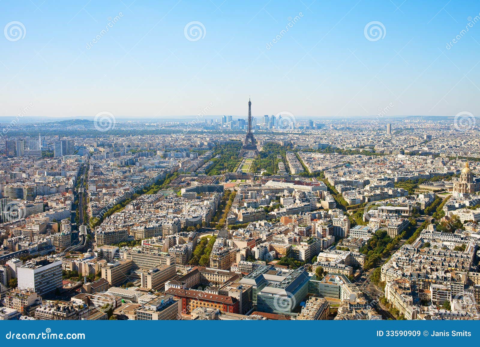 Paris on a hot summer day