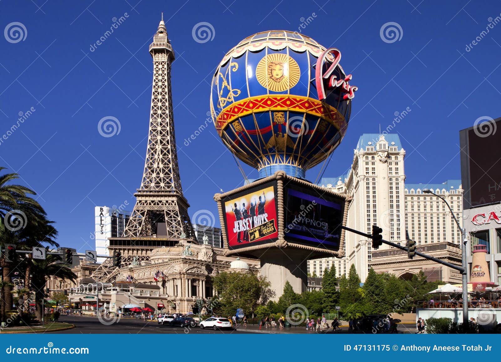 Paris Hotel and Casino in Las Vegas, Nevada Editorial Image - Image of ...