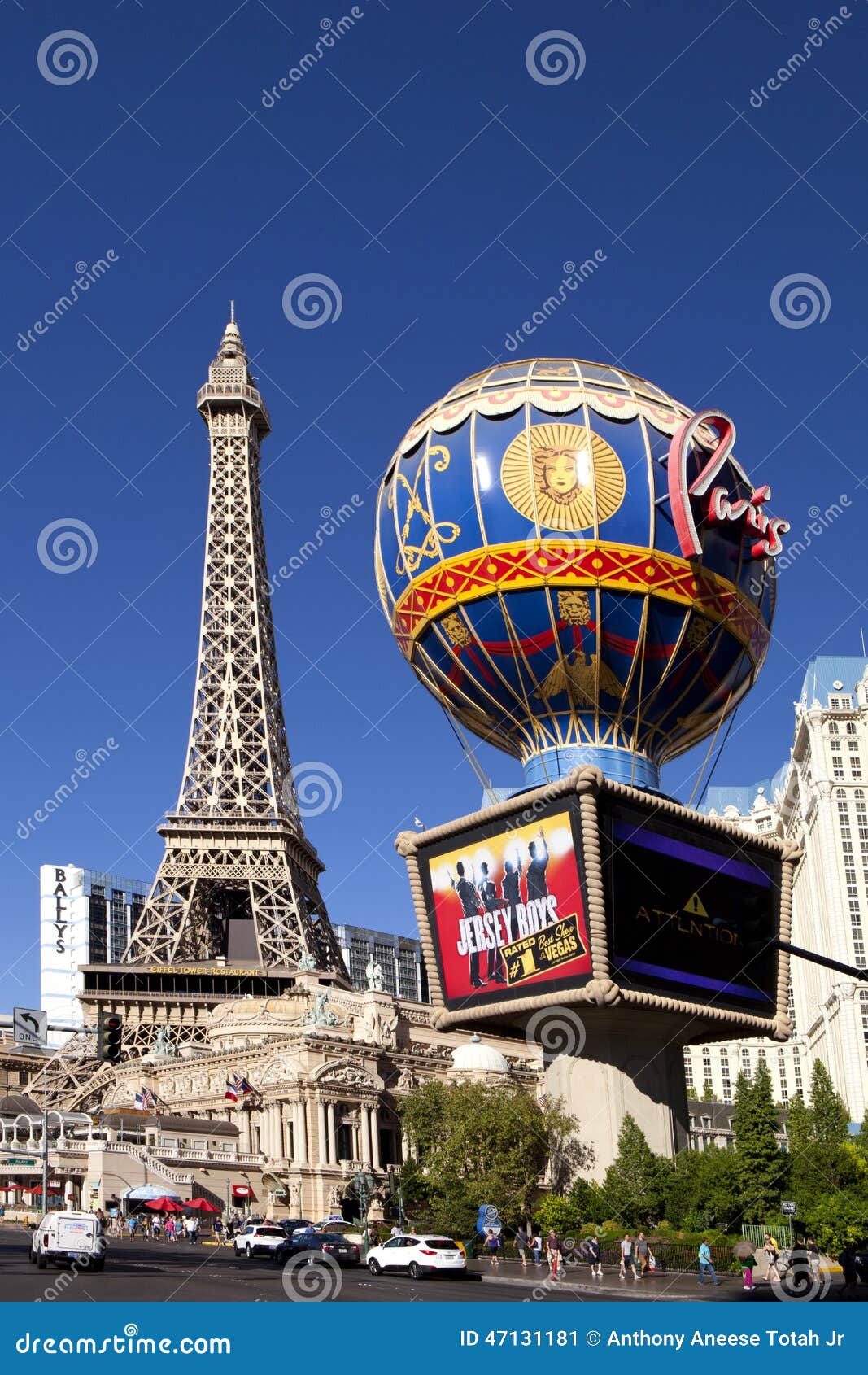 Paris Hotel and Casino in Las Vegas, Nevada Editorial Photo - Image of ...