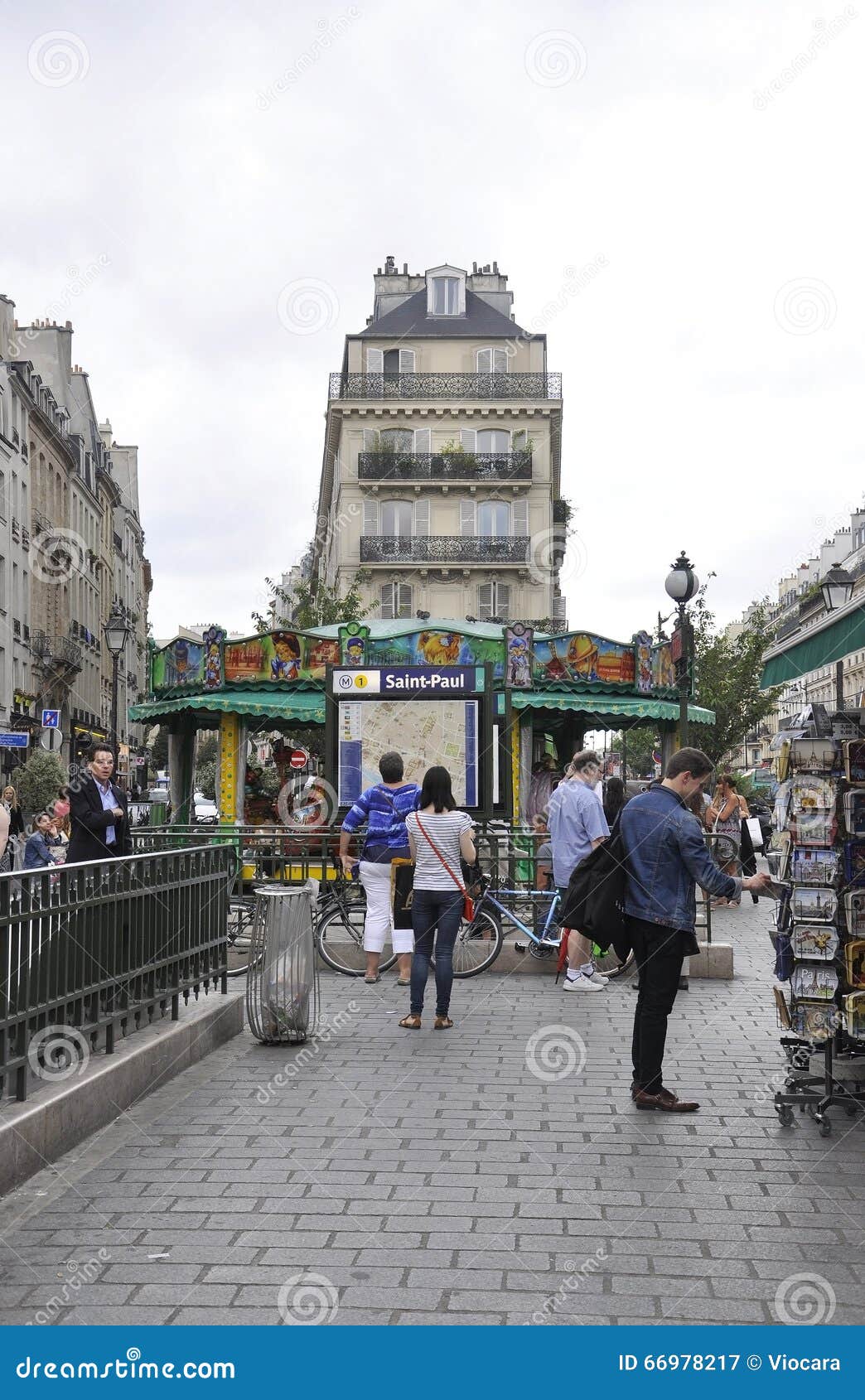 Paris,July 19:Metro Station View in Paris from France Editorial