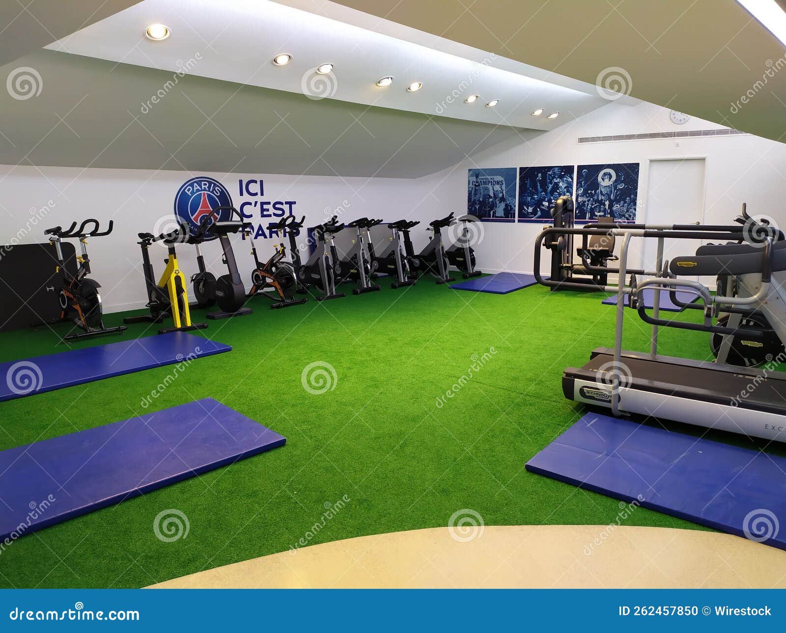 Paris Saint Germain Stadium Gym Editorial Image Image of building