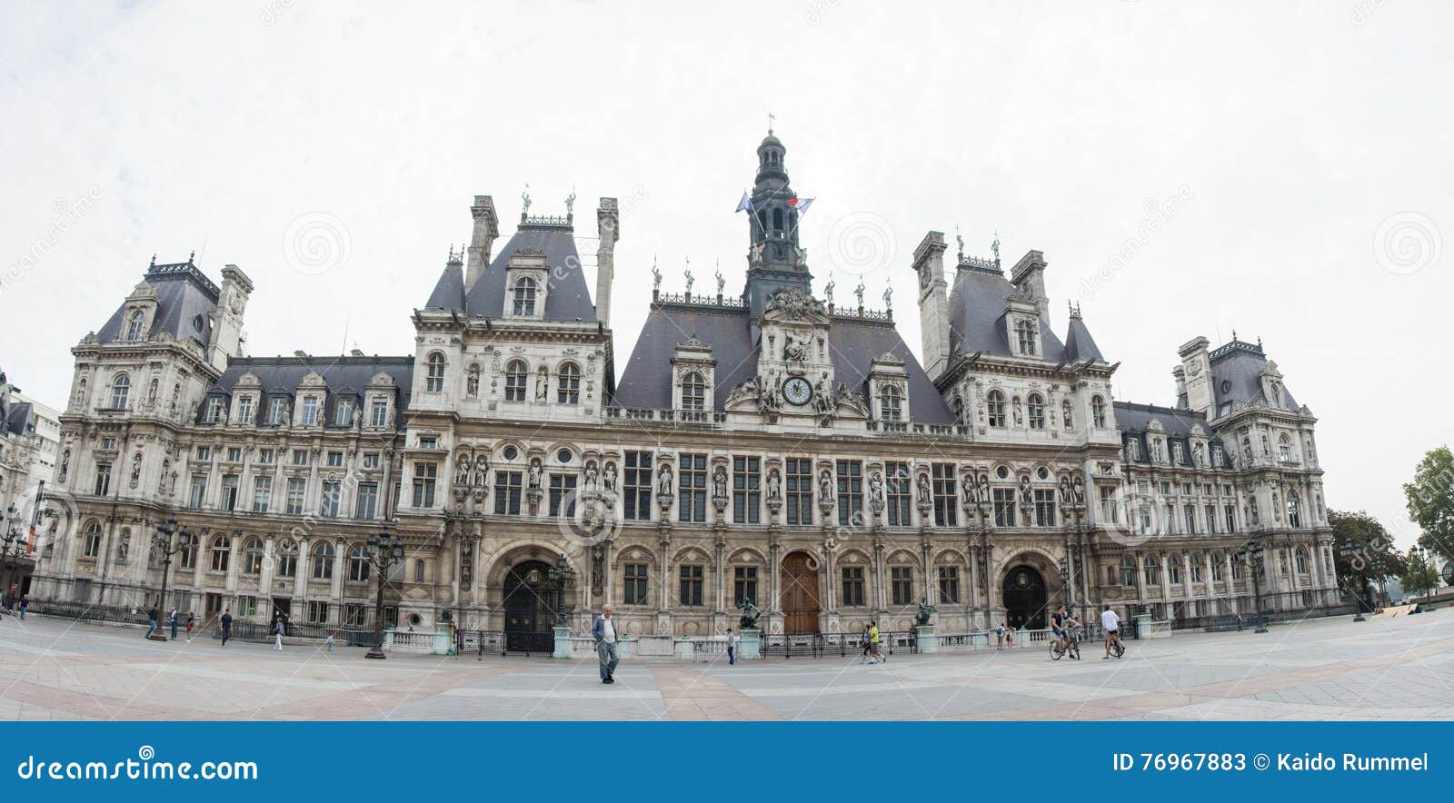 Paris Town Hall editorial stock photo. Image of hall - 76967883