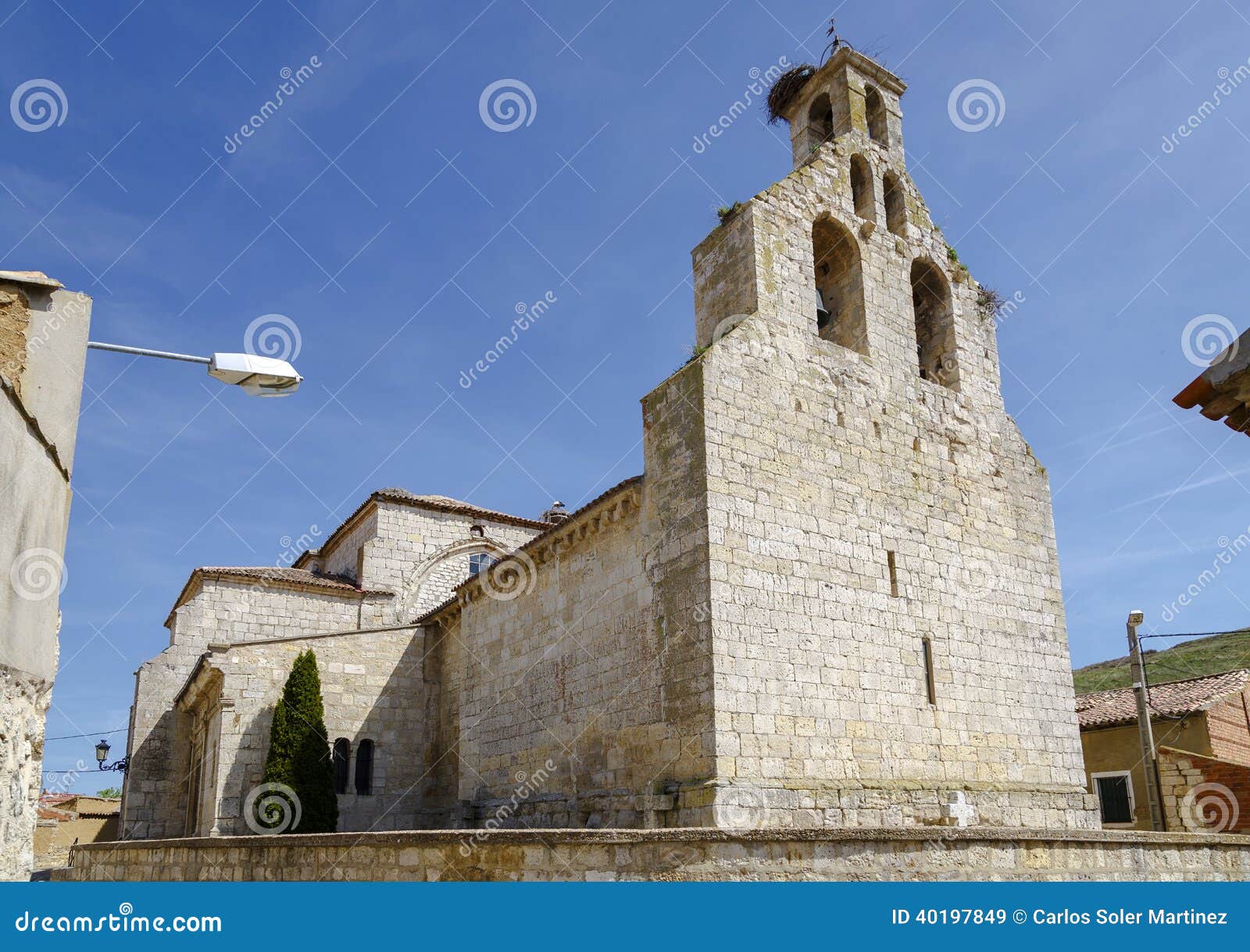 parish church of el salvador in monzon de campos