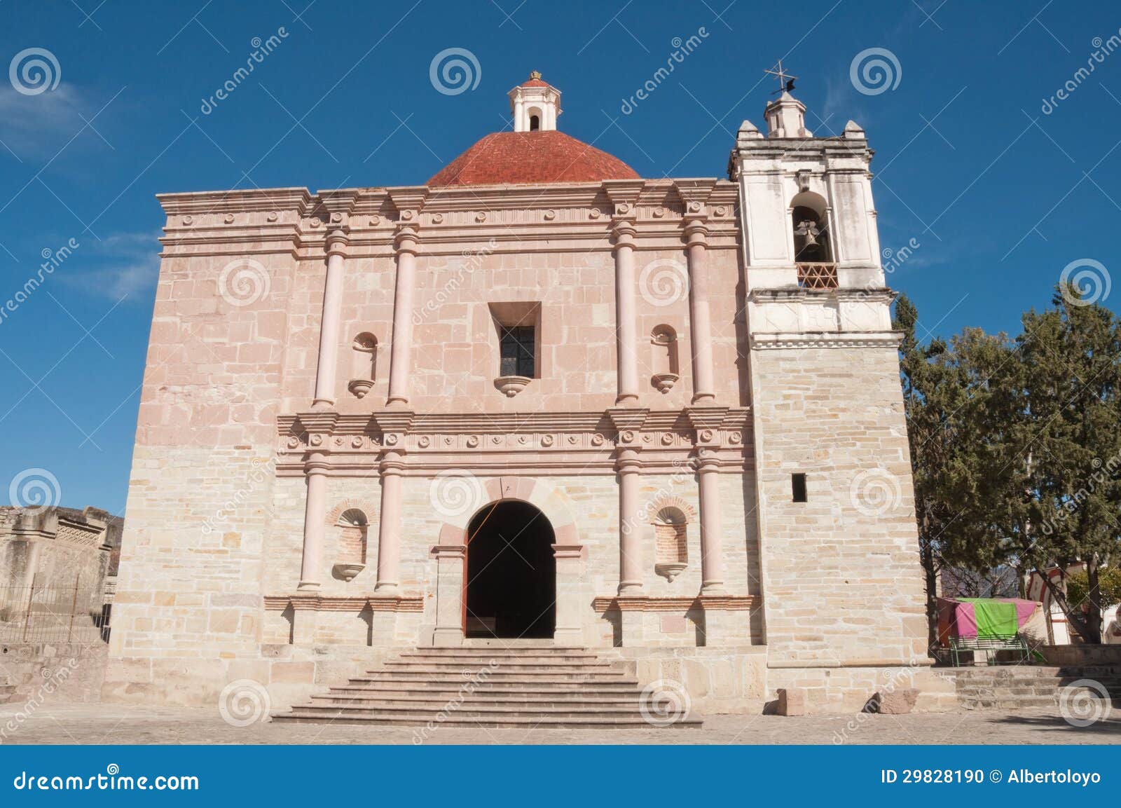 church of san pablo, mitla, oaxaca (mexico)